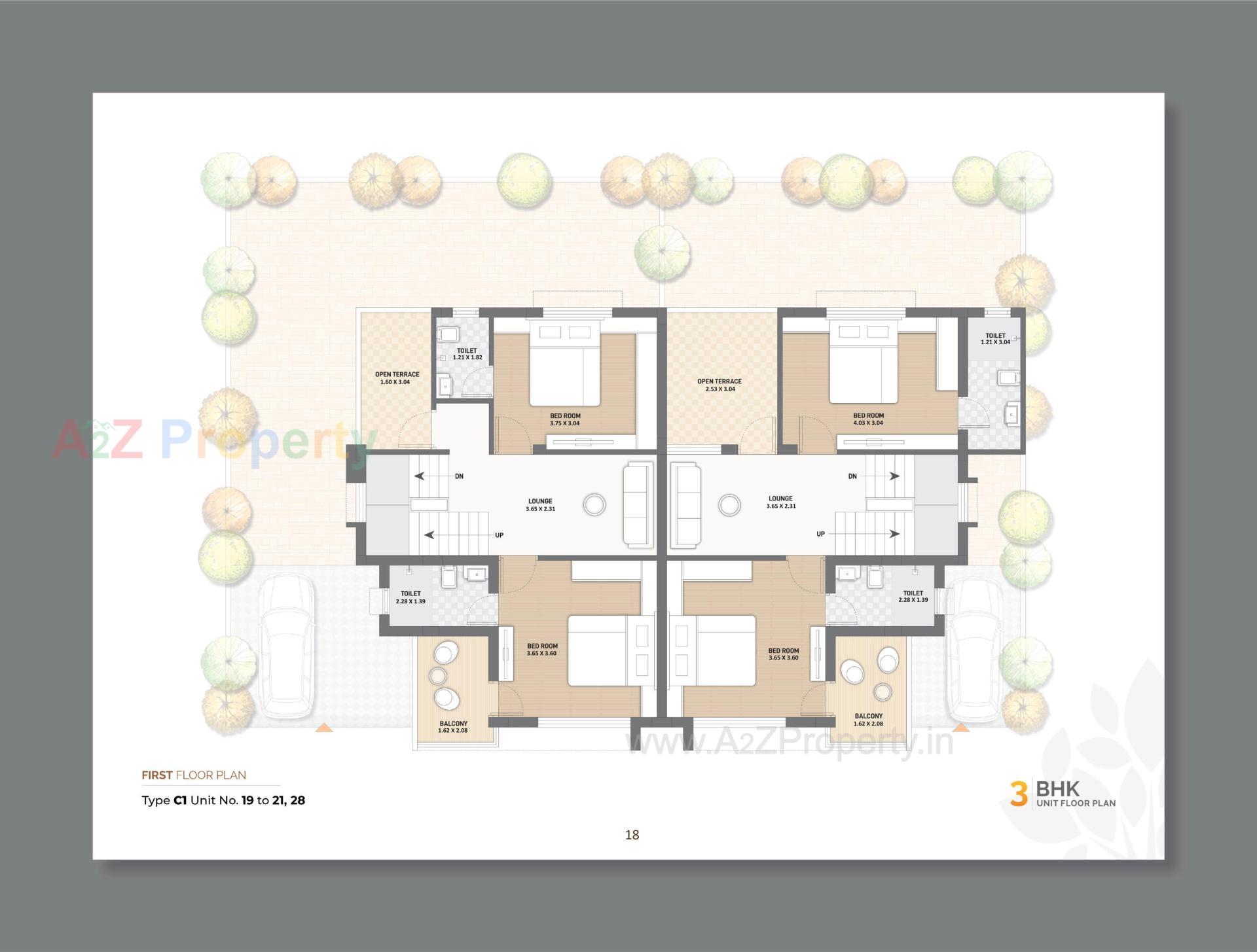 Layout of real estate project Keshvan Bungalows located at Kalol, Gandhinagar, Gujarat