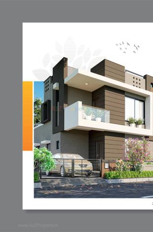 Elevation of real estate project Keshvan Bungalows located at Kalol, Gandhinagar, Gujarat