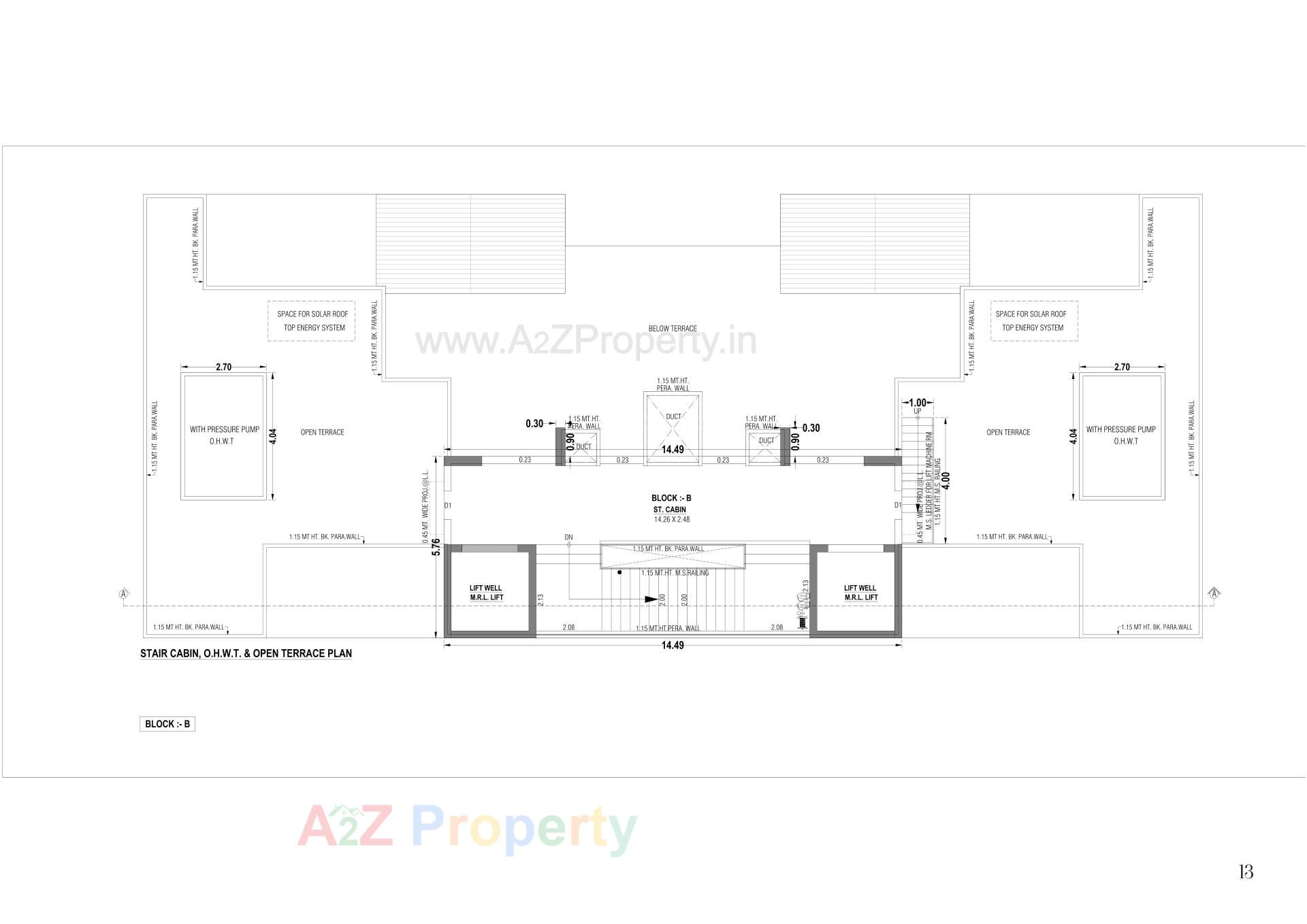 Layout of real estate project Kiara Signature located at Gandhinagar, Gandhinagar, Gujarat