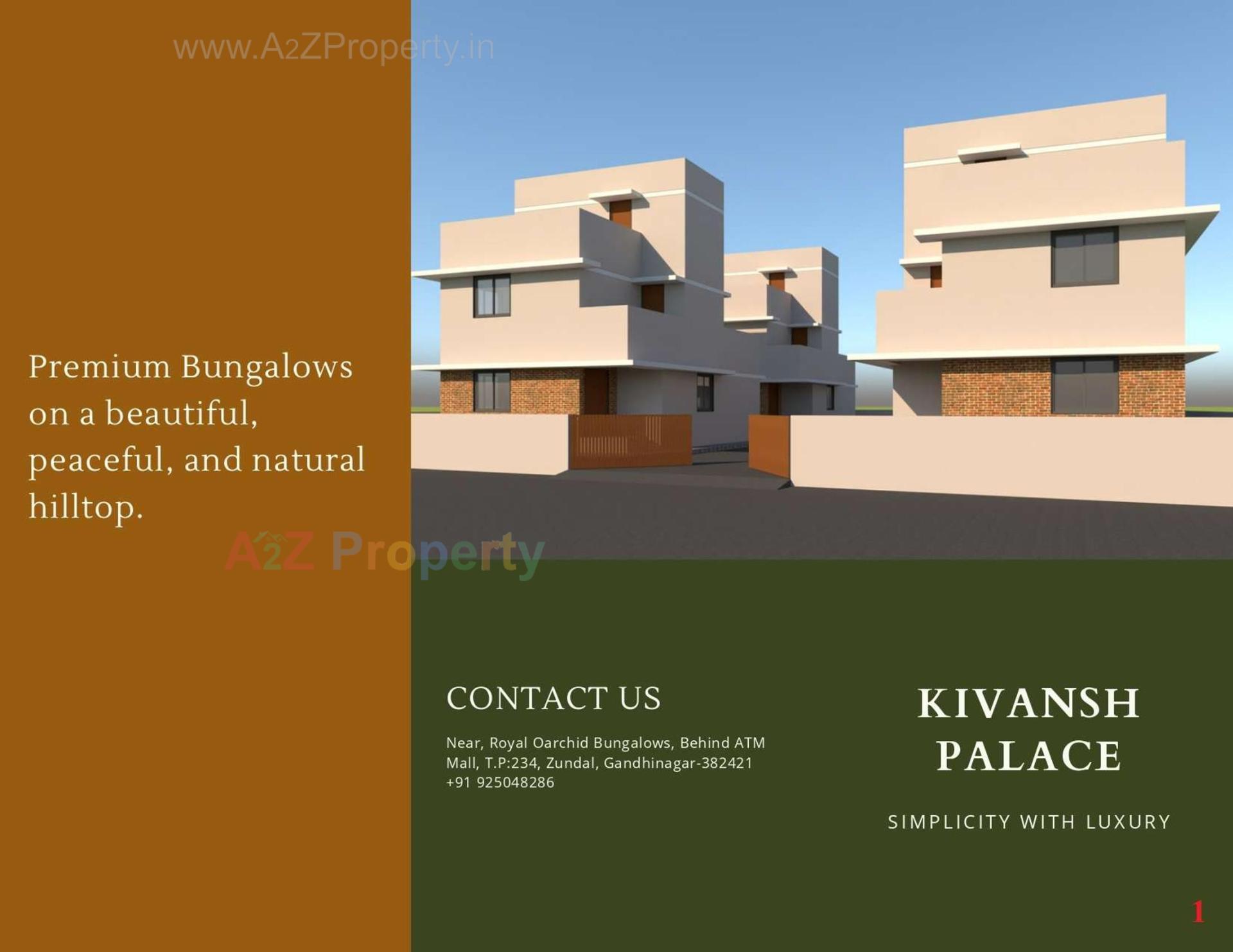  of real estate project Kivansh Palace located at Zundal, Gandhinagar, Gujarat