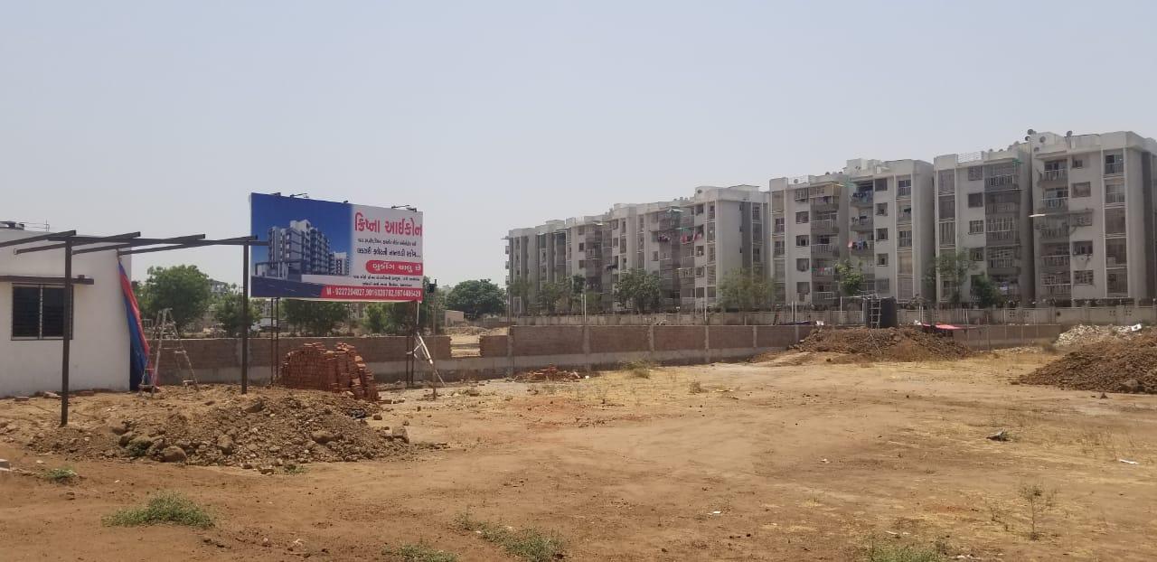 150620_const of real estate project Krishna Icon located at Nana-chiloda, Gandhinagar, Gujarat