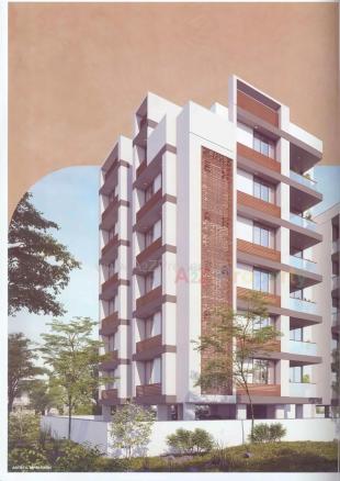 Elevation of real estate project Krishna Icon located at Nana-chiloda, Gandhinagar, Gujarat
