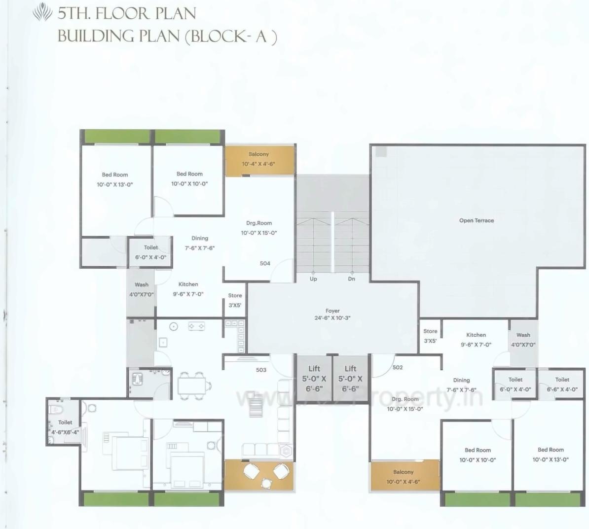 Layout of real estate project Krishna Icon located at Nana-chiloda, Gandhinagar, Gujarat