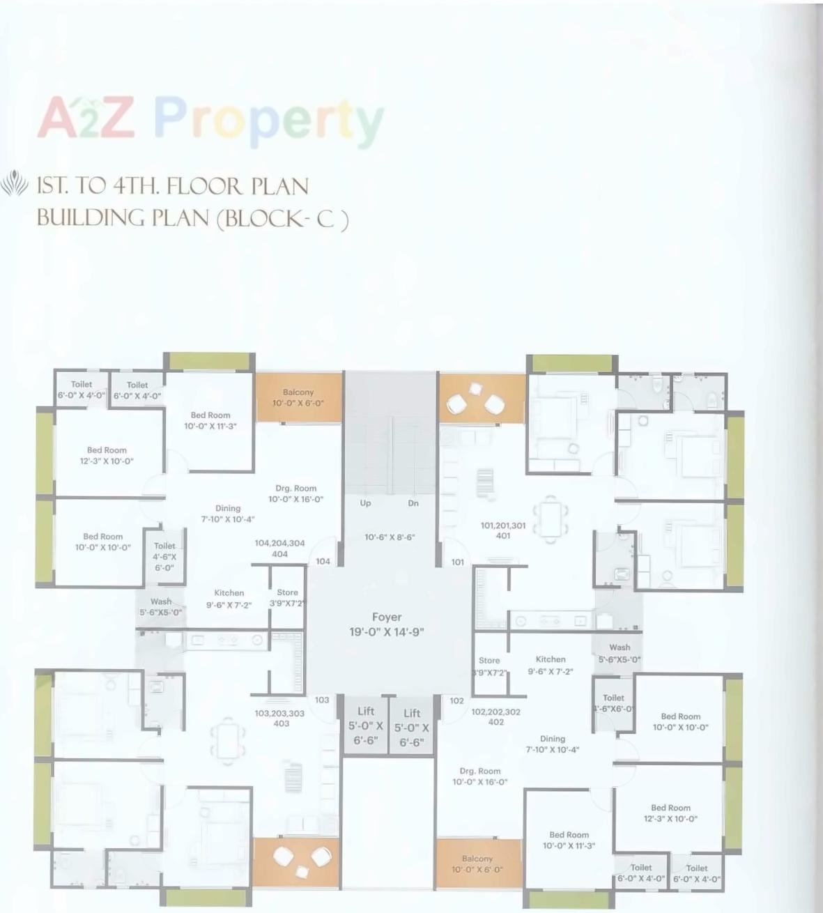 Layout of real estate project Krishna Icon located at Nana-chiloda, Gandhinagar, Gujarat