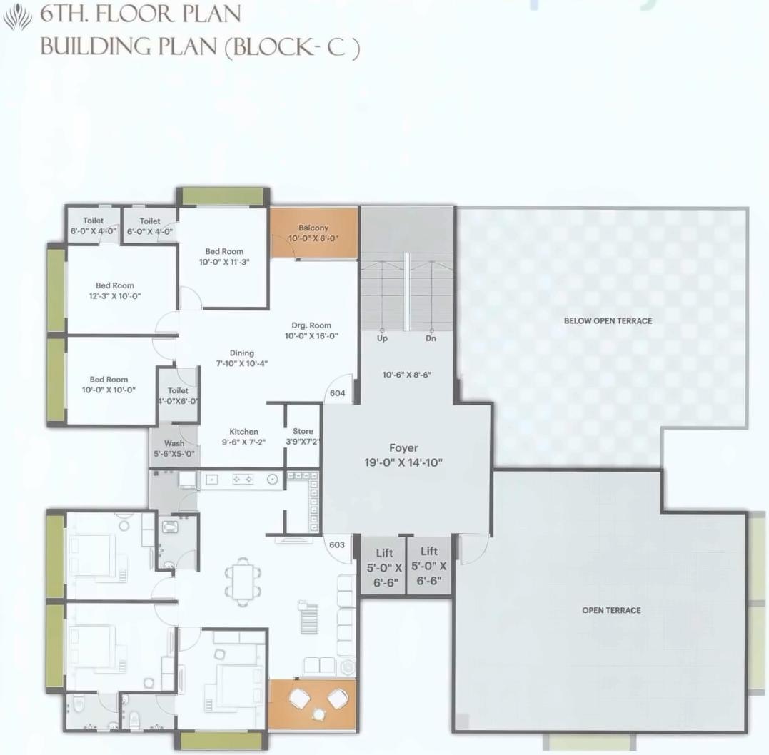 Layout of real estate project Krishna Icon located at Nana-chiloda, Gandhinagar, Gujarat