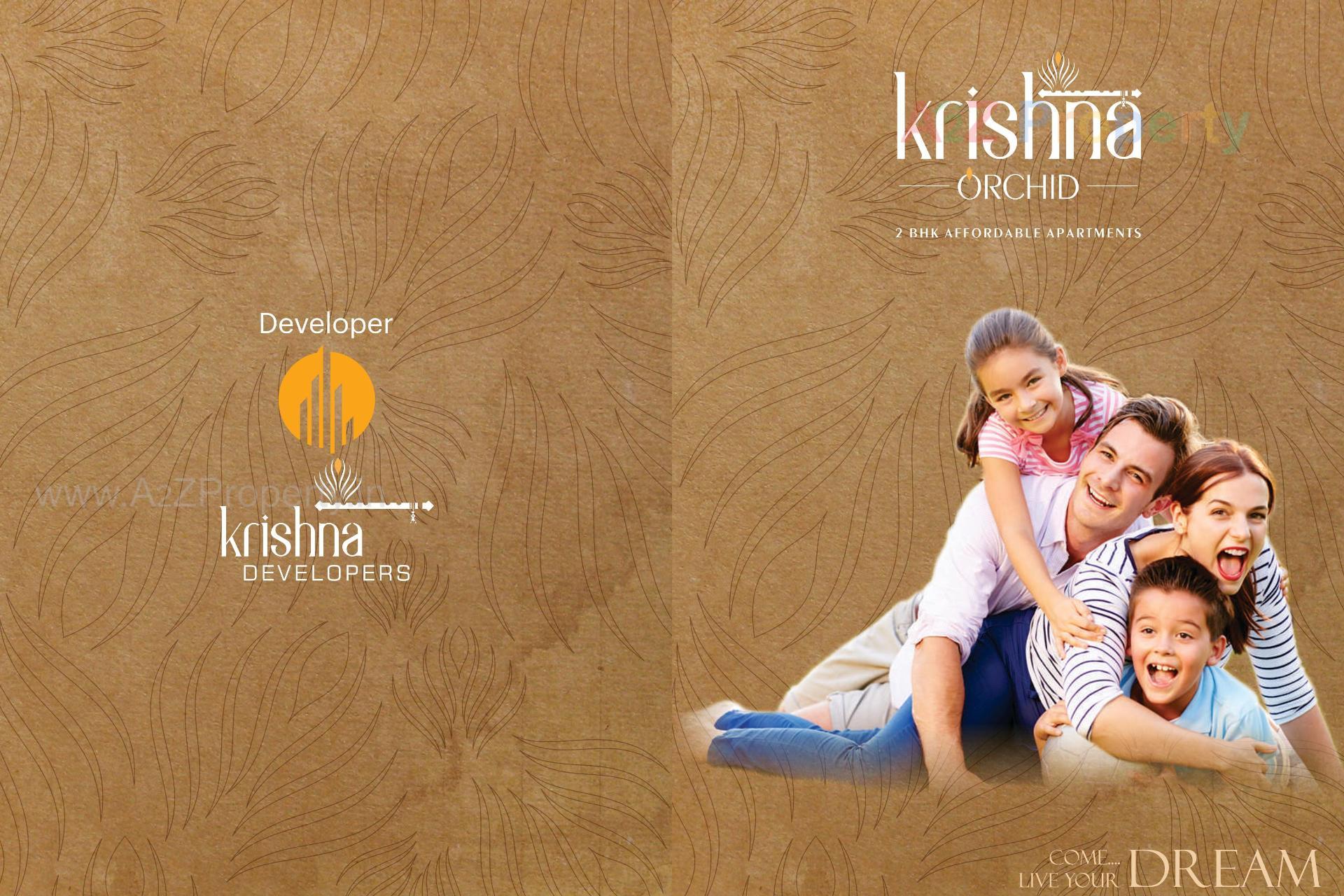  of real estate project Krishna Orchid located at Nana-chiloda, Gandhinagar, Gujarat