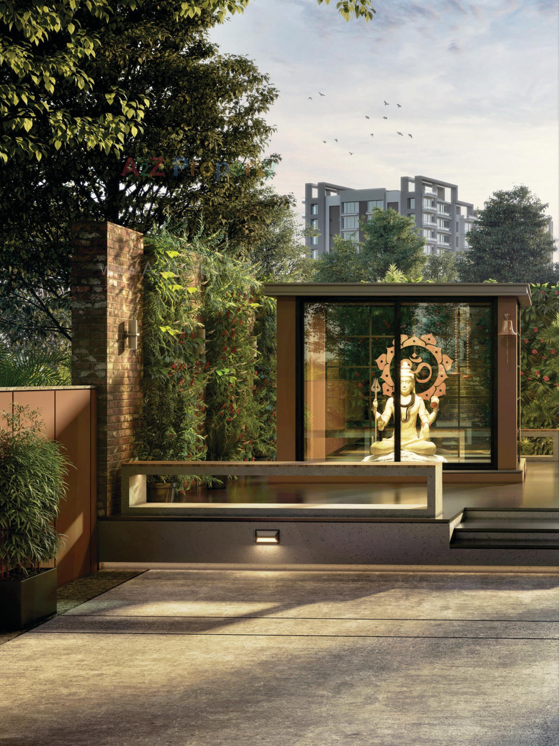 3D Elevation of real estate project Krishna Orchid located at Nana-chiloda, Gandhinagar, Gujarat