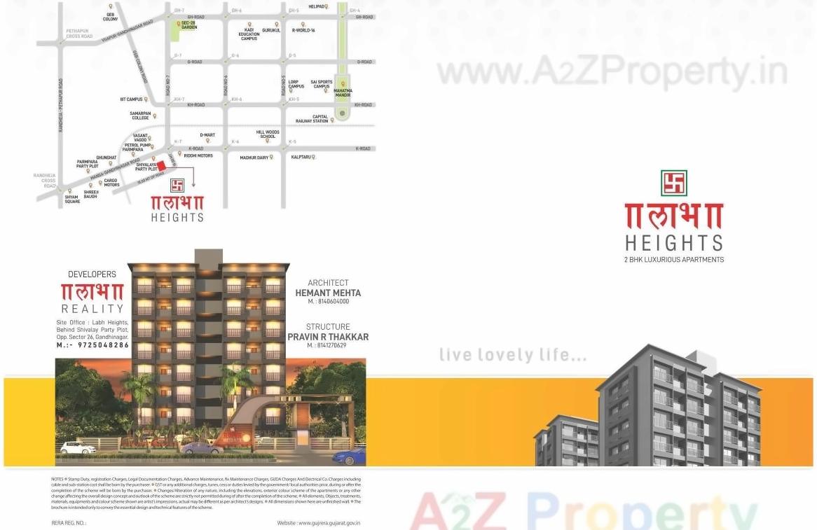  of real estate project Labh Heights located at Pethapur, Gandhinagar, Gujarat