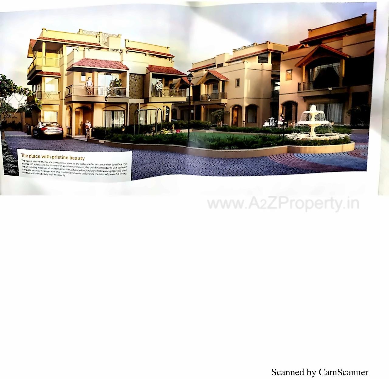 3D Elevation of real estate project Labh Nirant located at Kudasan, Gandhinagar, Gujarat