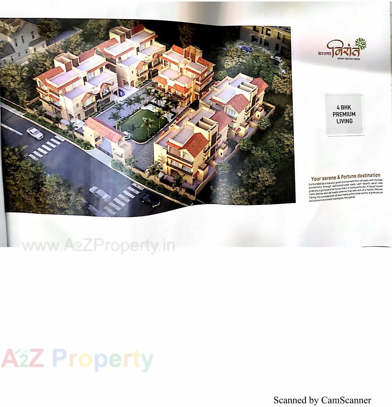 3D Elevation of real estate project Labh Nirant located at Kudasan, Gandhinagar, Gujarat