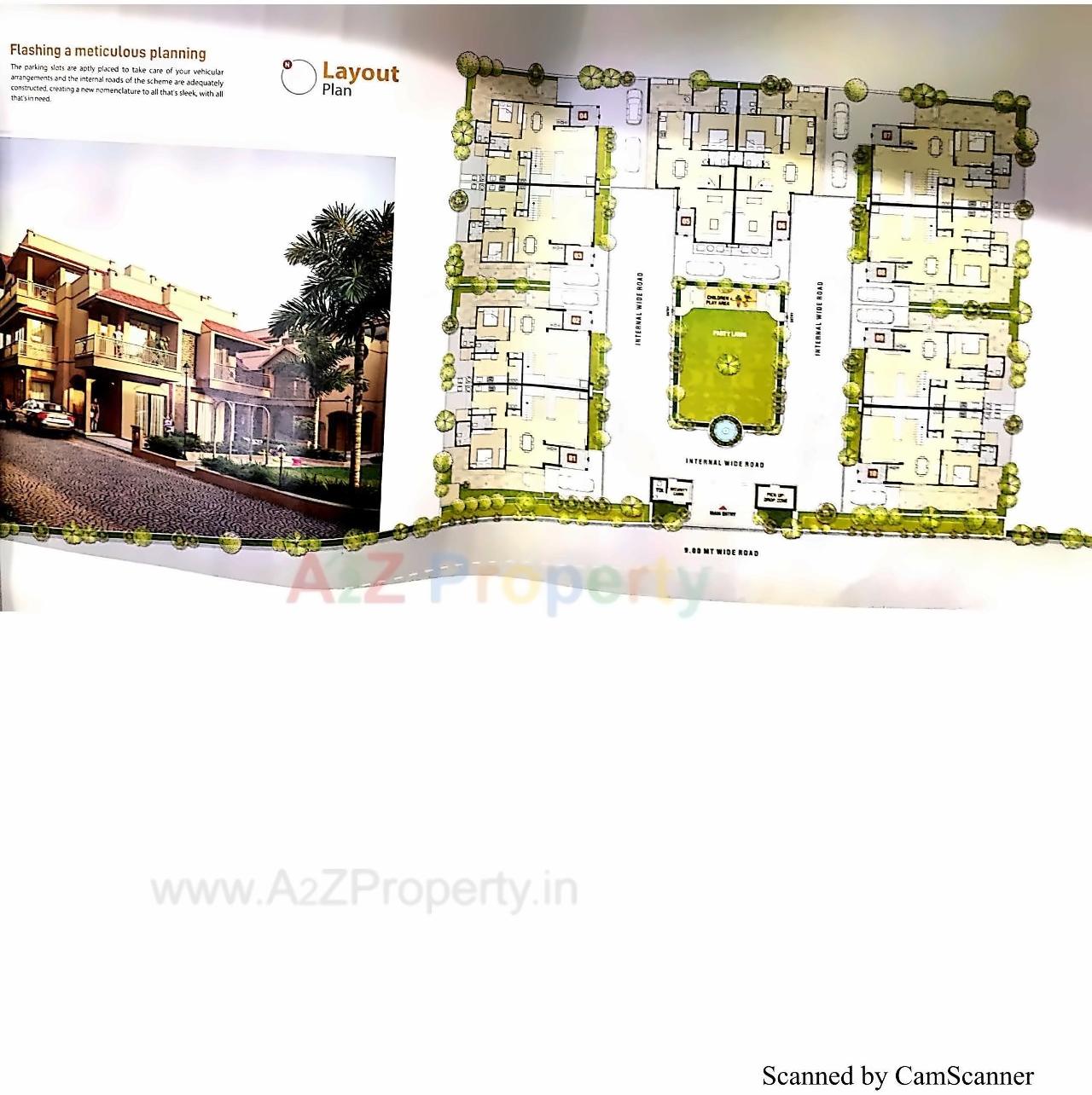 Layout of real estate project Labh Nirant located at Kudasan, Gandhinagar, Gujarat