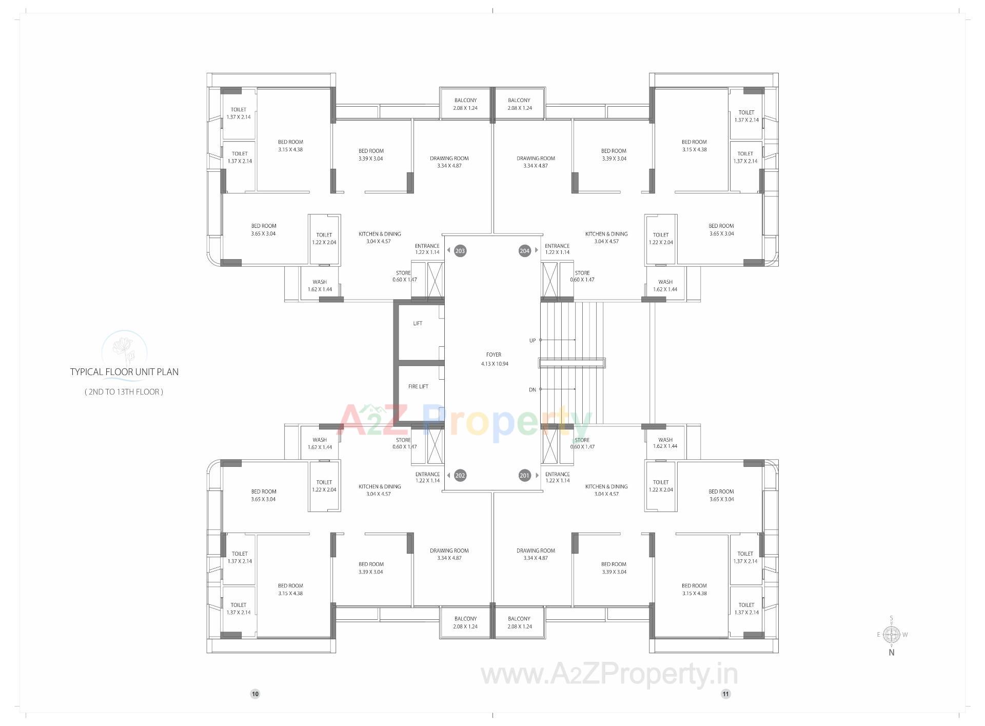 Layout of real estate project Lake Abode located at Khoraj, Gandhinagar, Gujarat