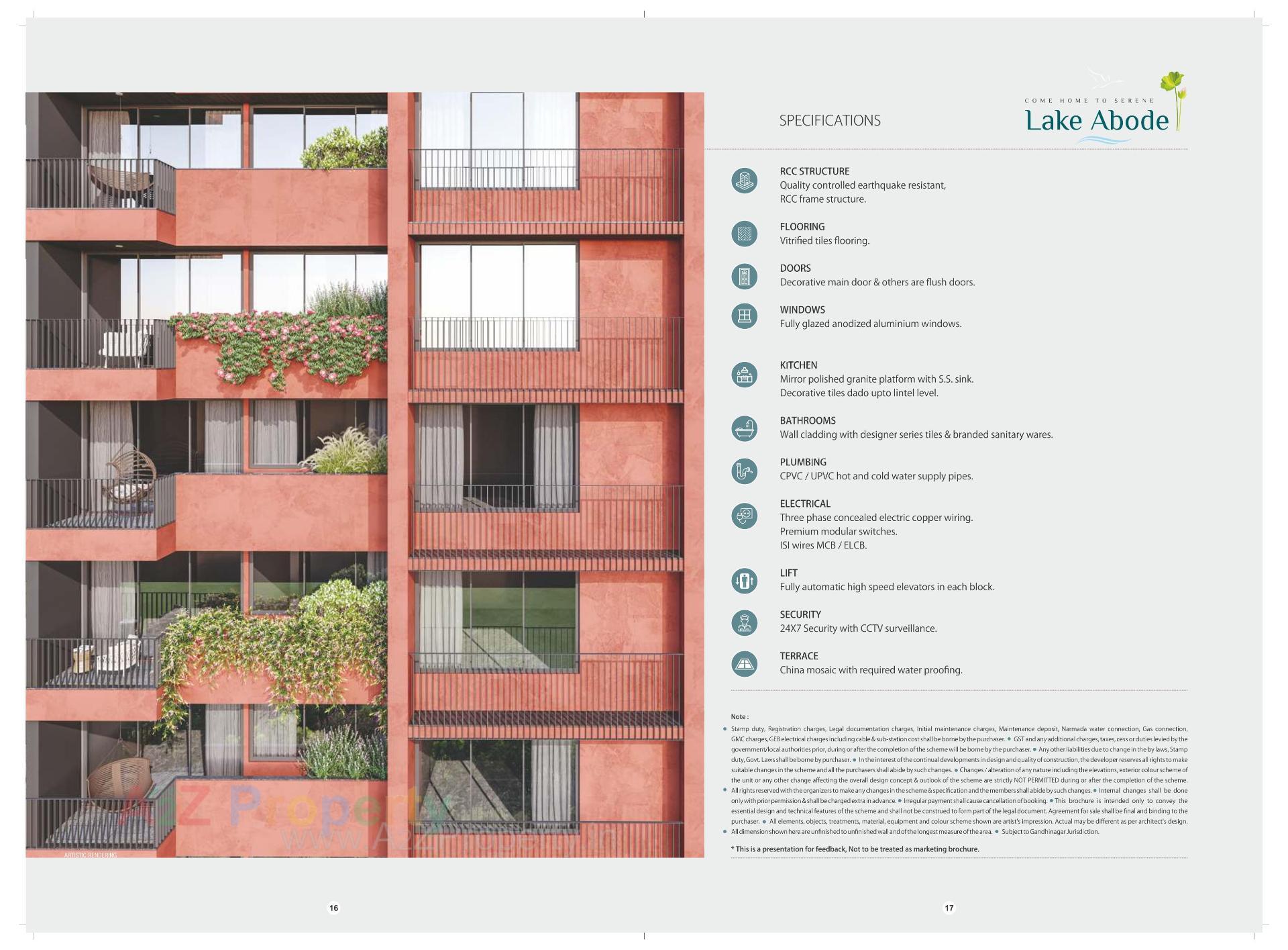  of real estate project Lake Abode located at Khoraj, Gandhinagar, Gujarat