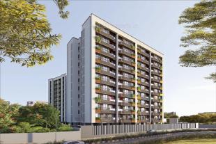 Elevation of real estate project Lalji Luminous located at Kalol, Gandhinagar, Gujarat