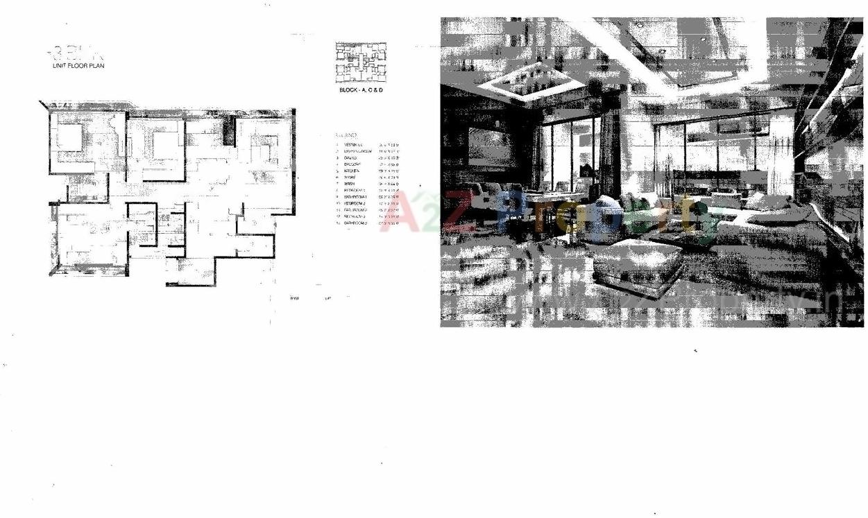 Layout of real estate project Landmark Living located at Indroda, Gandhinagar, Gujarat