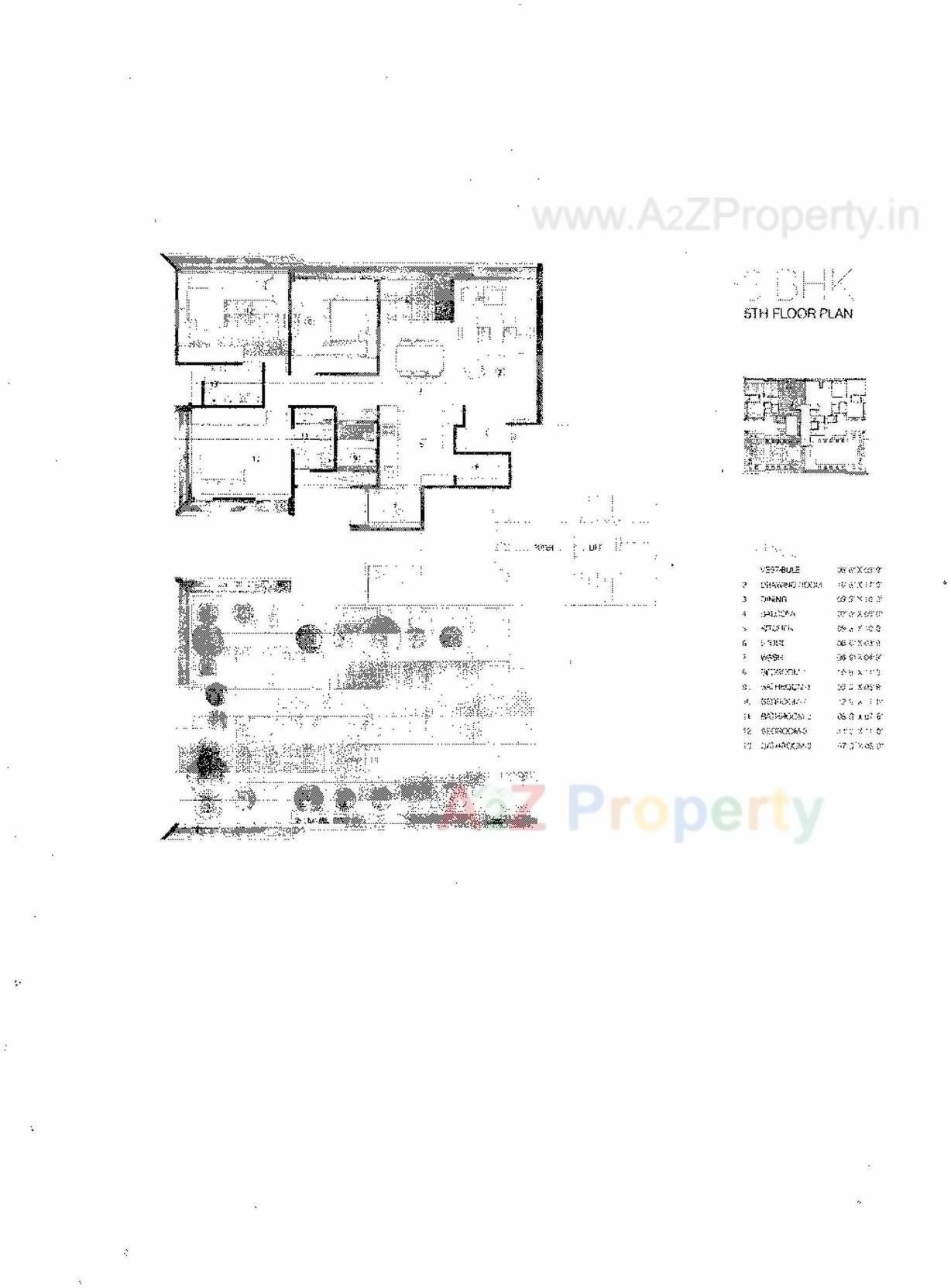 Layout of real estate project Landmark Living located at Indroda, Gandhinagar, Gujarat