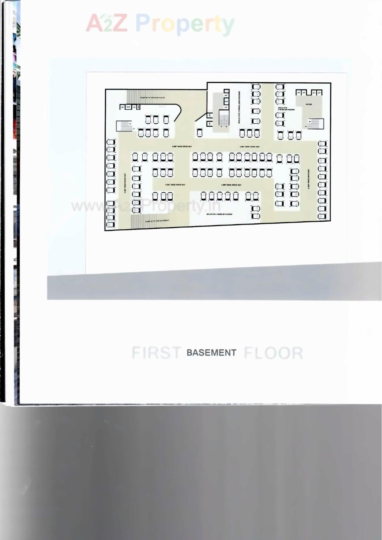 Layout of real estate project Liberty Square located at Indroda, Gandhinagar, Gujarat