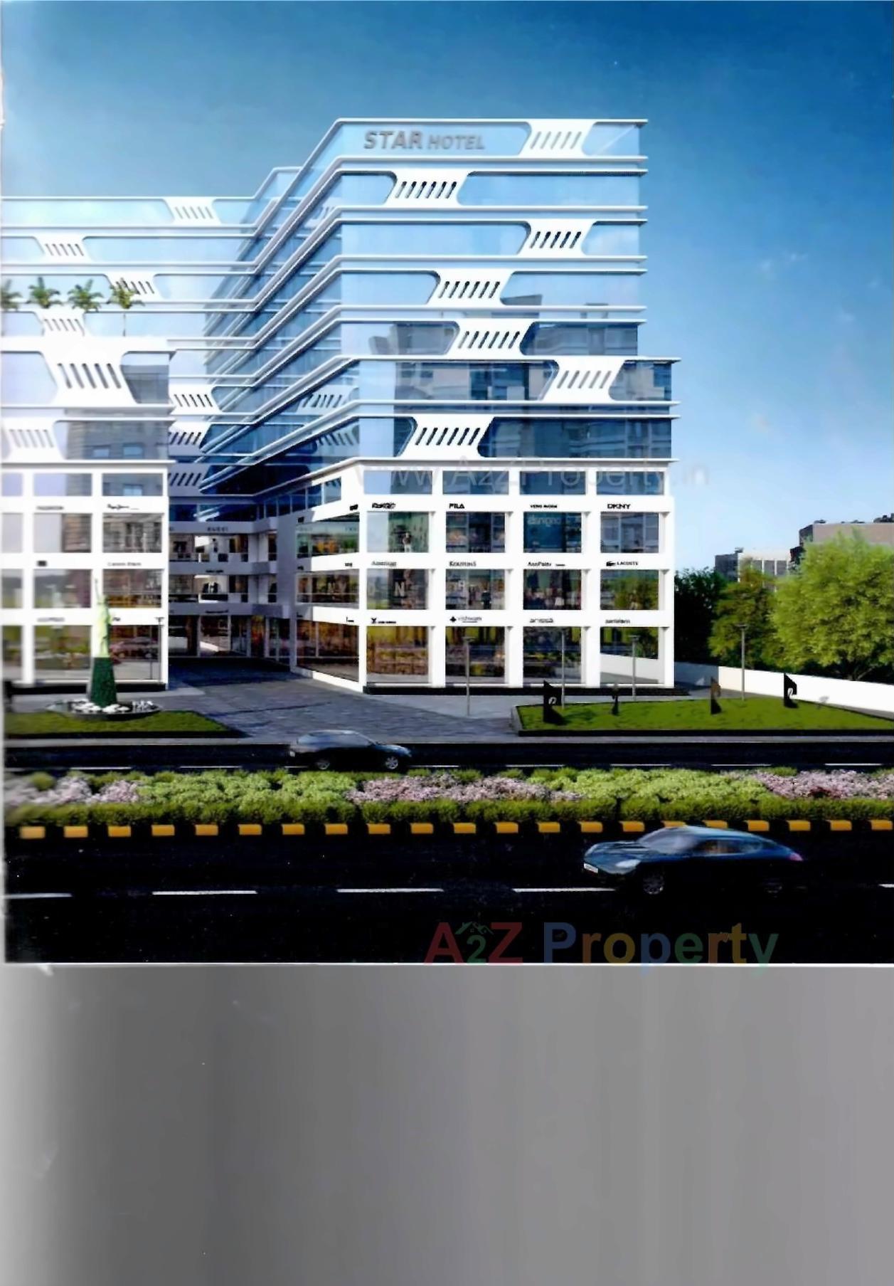 3D Elevation of real estate project Liberty Square located at Indroda, Gandhinagar, Gujarat