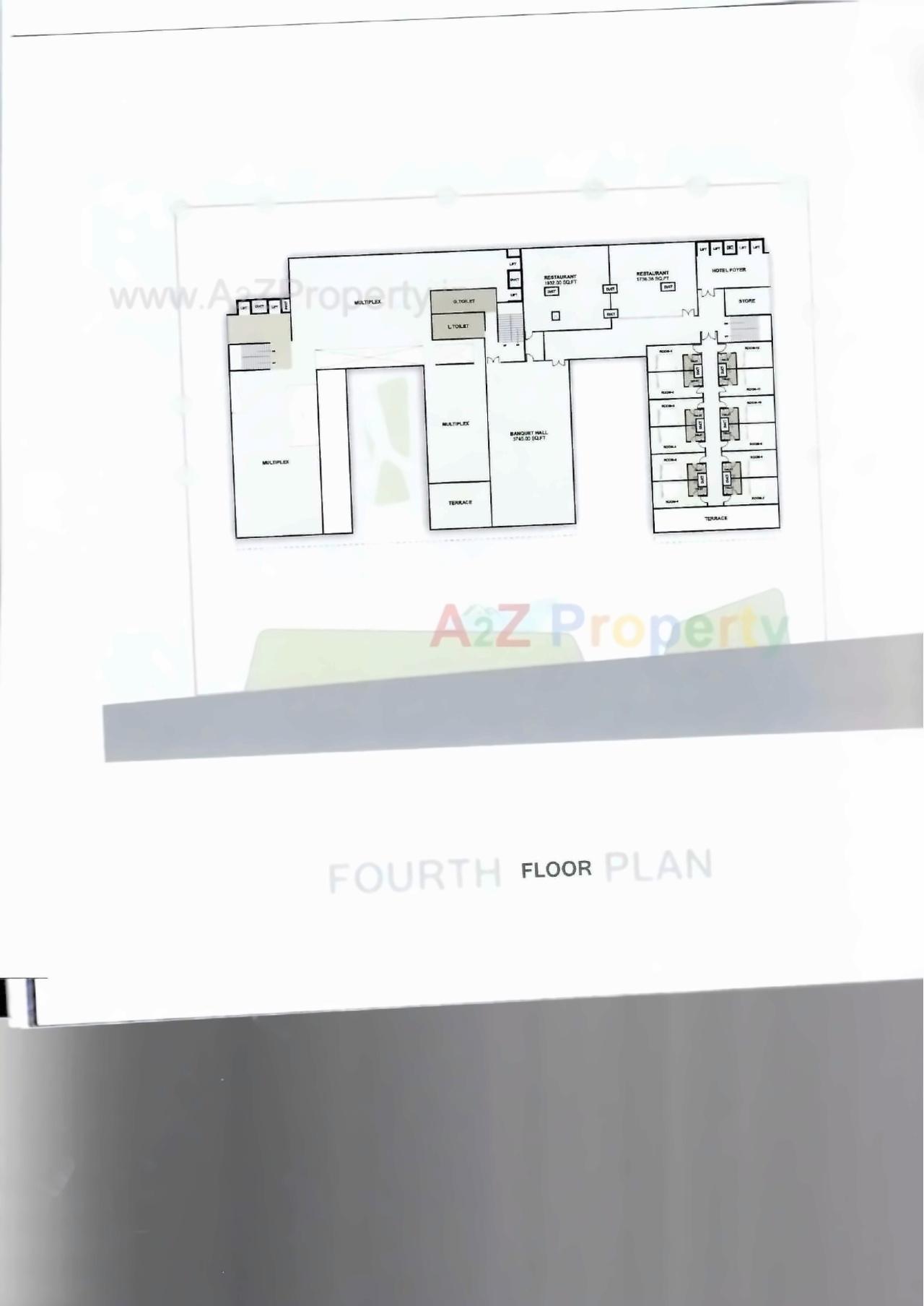Layout of real estate project Liberty Square located at Indroda, Gandhinagar, Gujarat