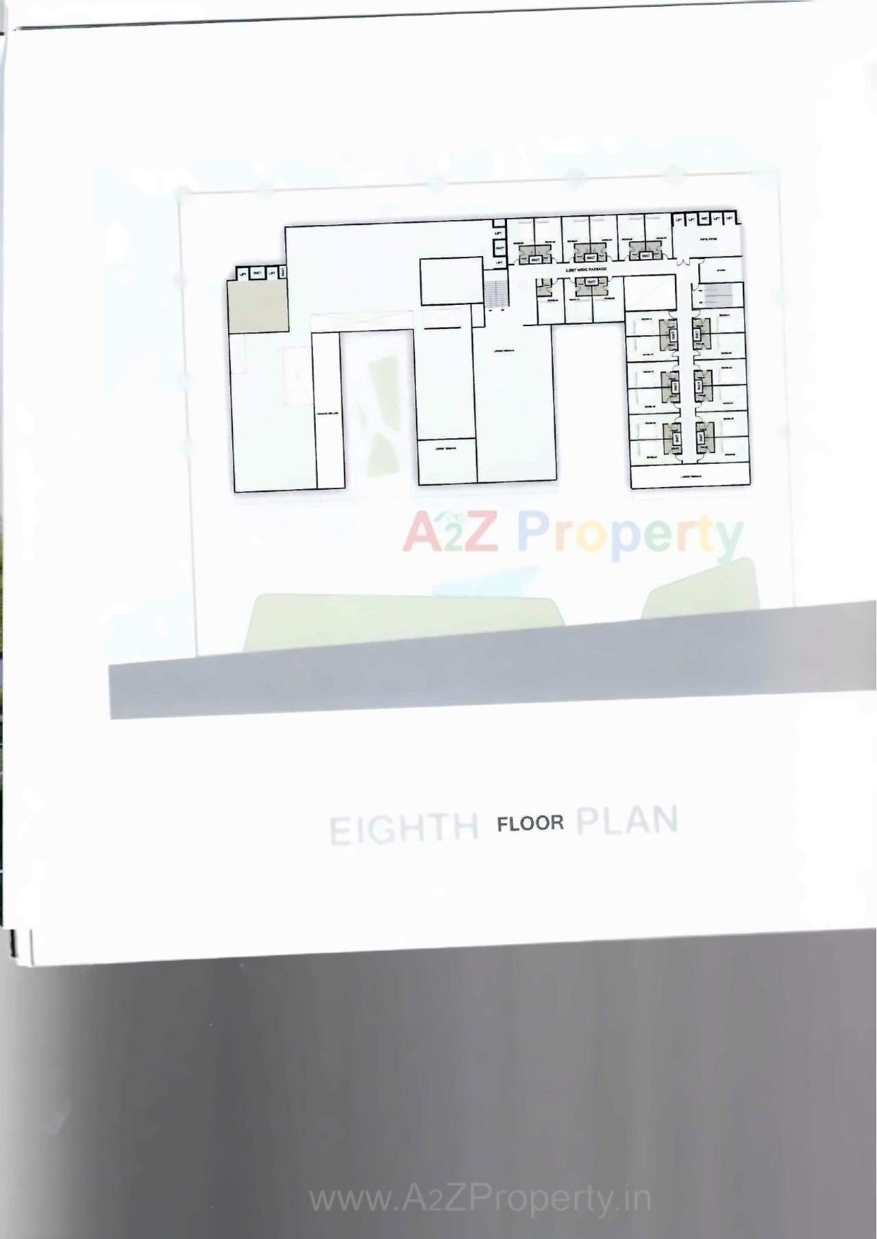 Layout of real estate project Liberty Square located at Indroda, Gandhinagar, Gujarat