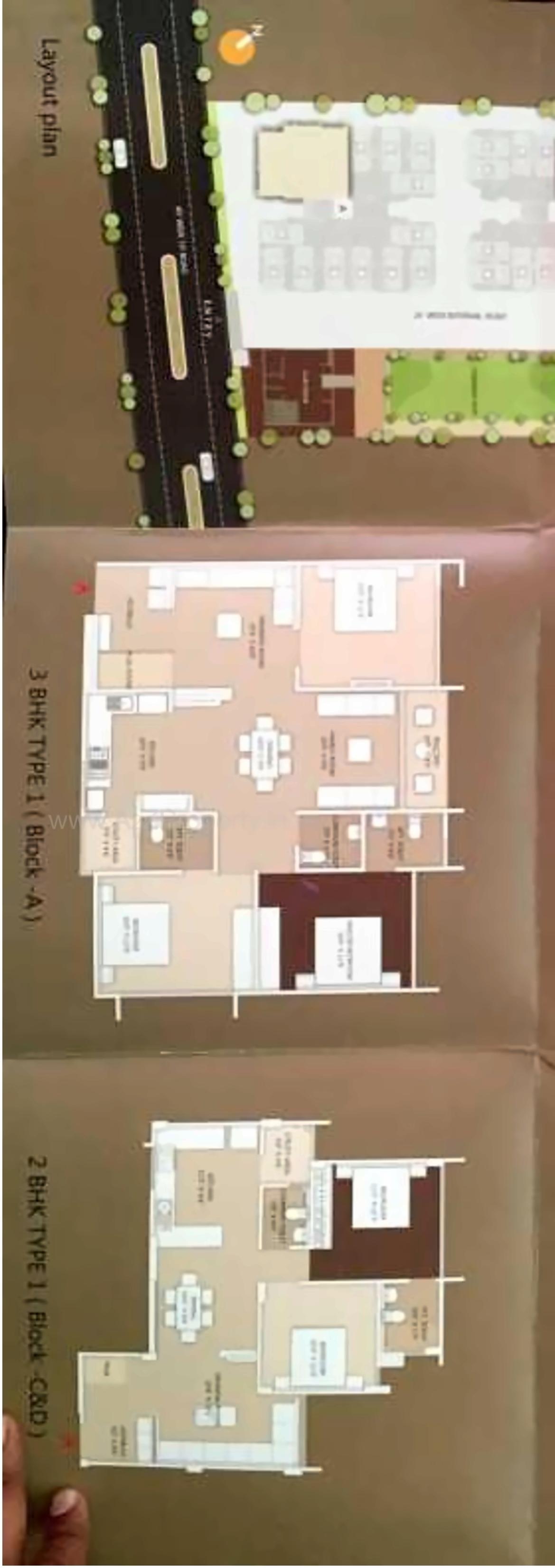 Layout of real estate project Luvkush located at Raisan, Gandhinagar, Gujarat