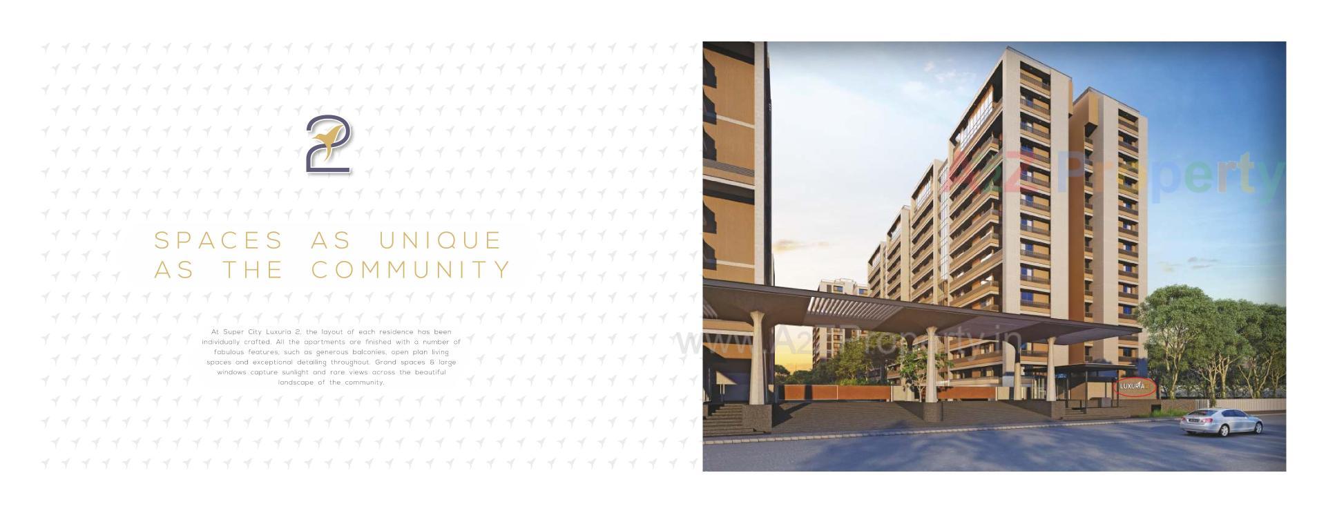  of real estate project Luxuria located at Santej--rakanpur, Gandhinagar, Gujarat