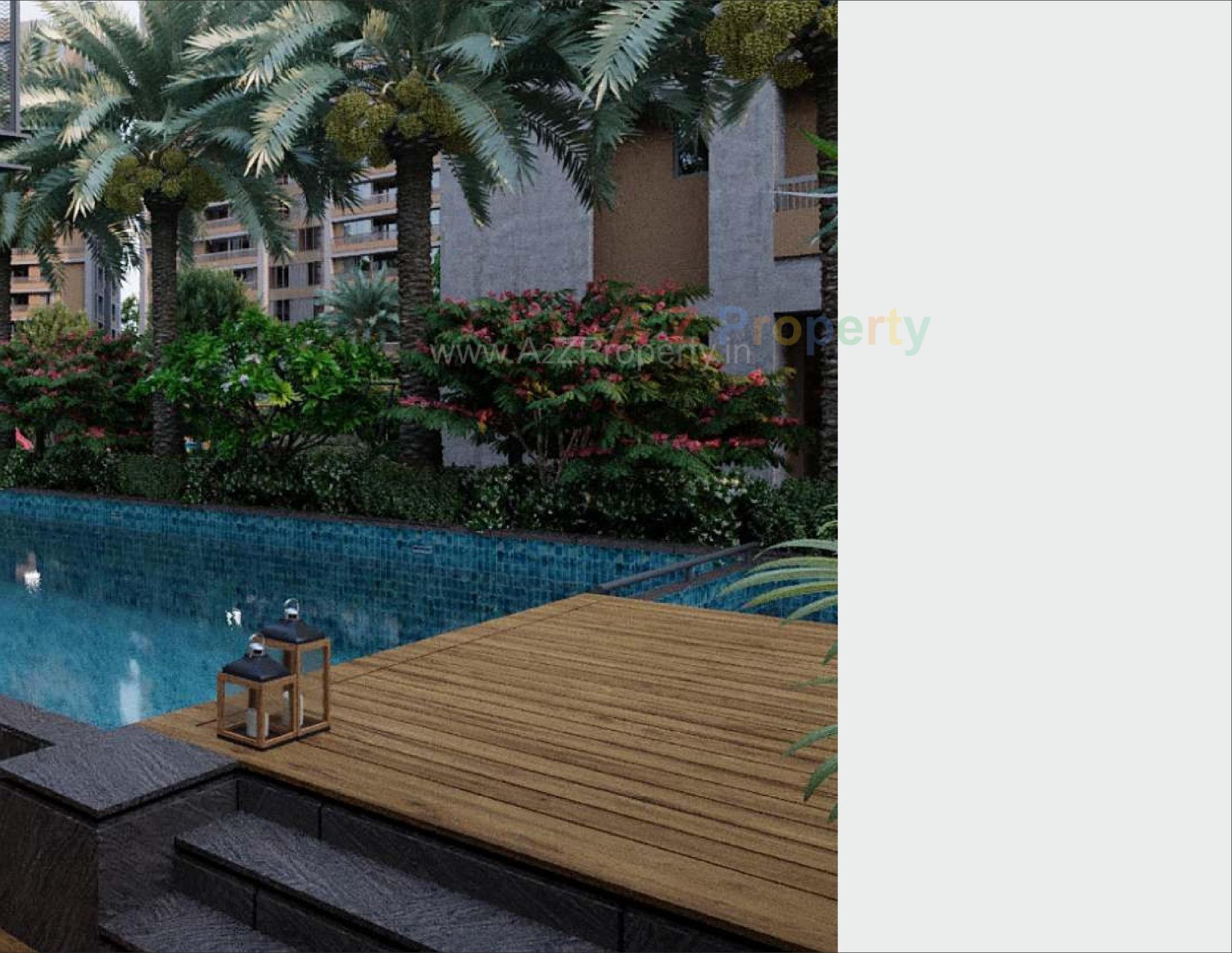 3D Elevation of real estate project Luxuria located at Santej--rakanpur, Gandhinagar, Gujarat