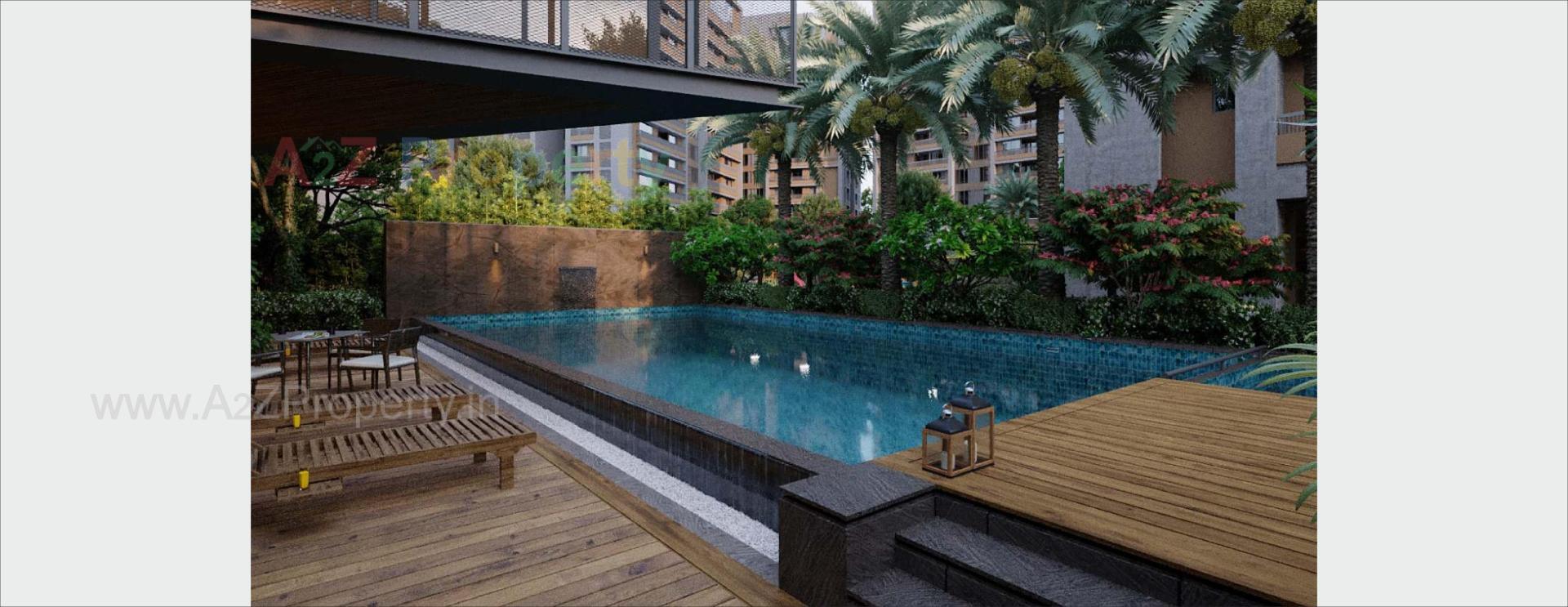 3D Elevation of real estate project Luxuria located at Santej--rakanpur, Gandhinagar, Gujarat