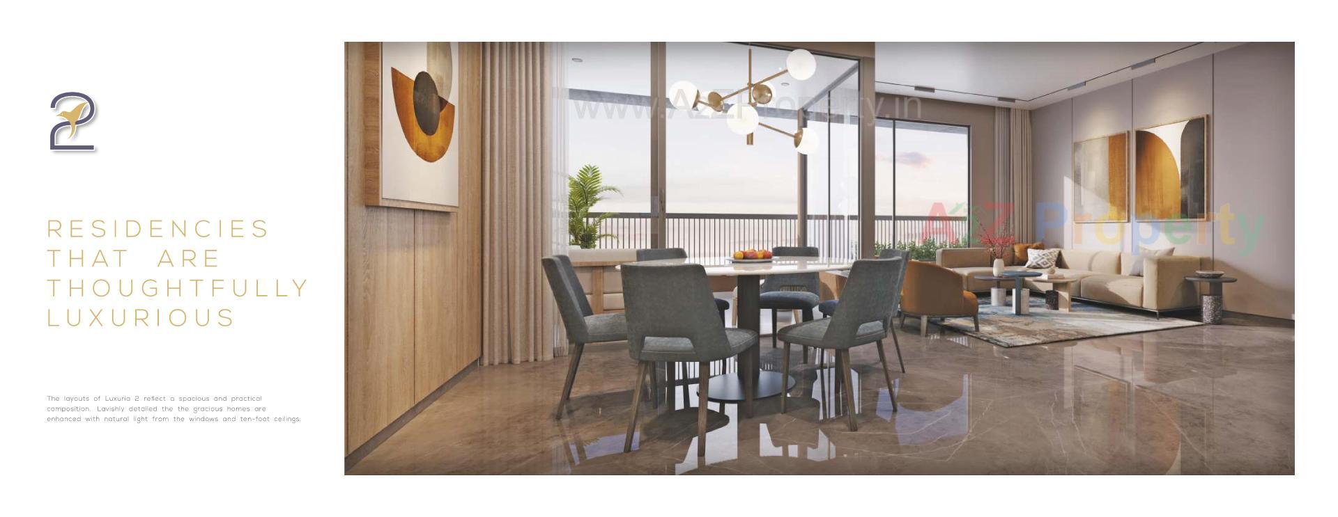 3D Elevation of real estate project Luxuria located at Santej--rakanpur, Gandhinagar, Gujarat