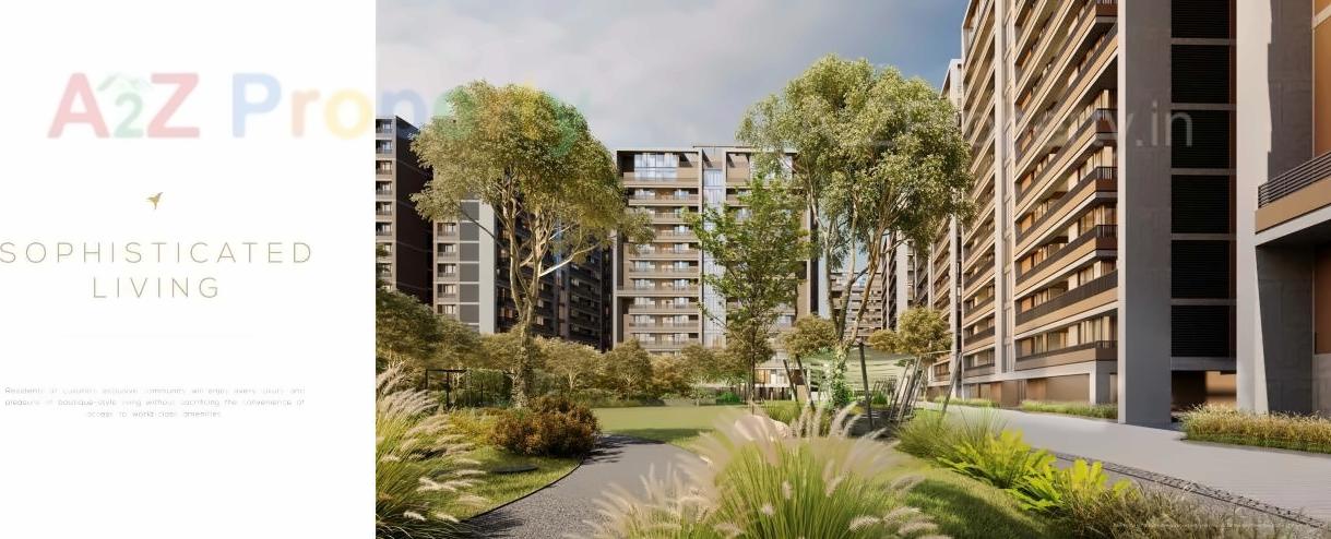 3D Elevation of real estate project Luxuria located at Gandhinagar, Gandhinagar, Gujarat