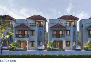 Elevation of real estate project Madhav Crest Villa located at Gandhinagar, Gandhinagar, Gujarat