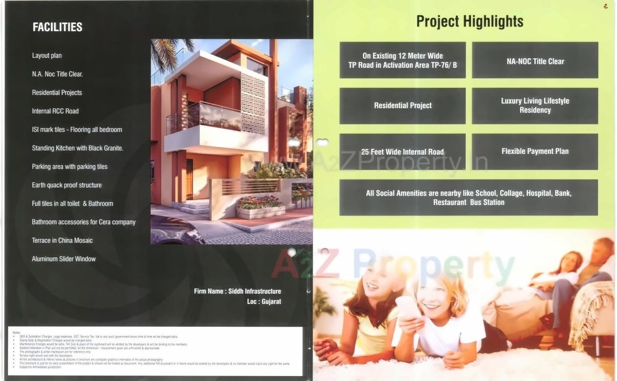  of real estate project Madhav Green Villa located at Zundal, Gandhinagar, Gujarat