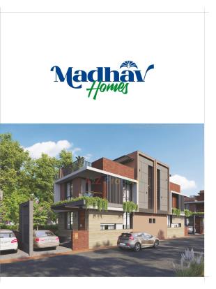 Elevation of real estate project Madhav Homes located at Zundal, Gandhinagar, Gujarat