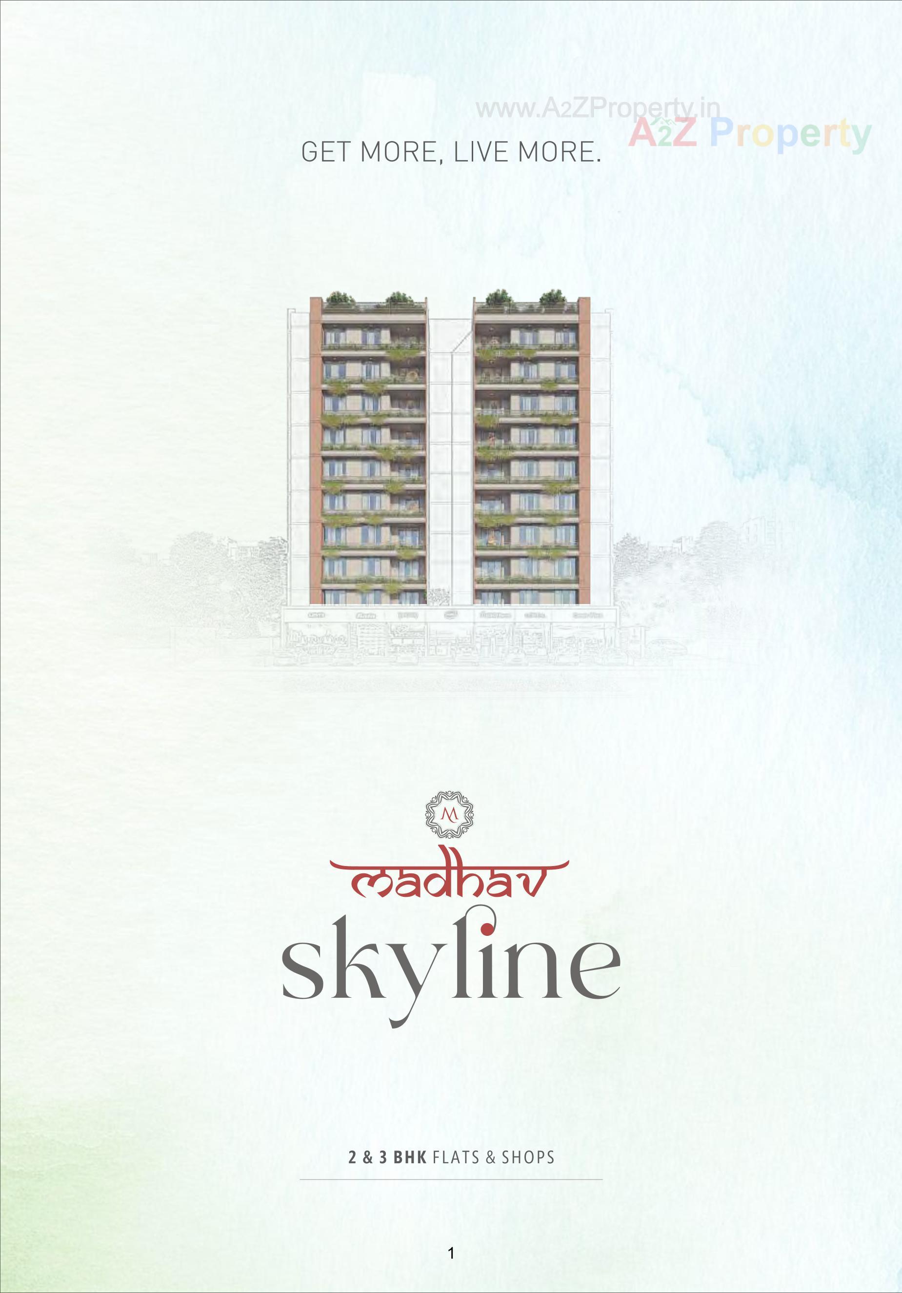  of real estate project Madhav Skyline located at Raysan, Gandhinagar, Gujarat