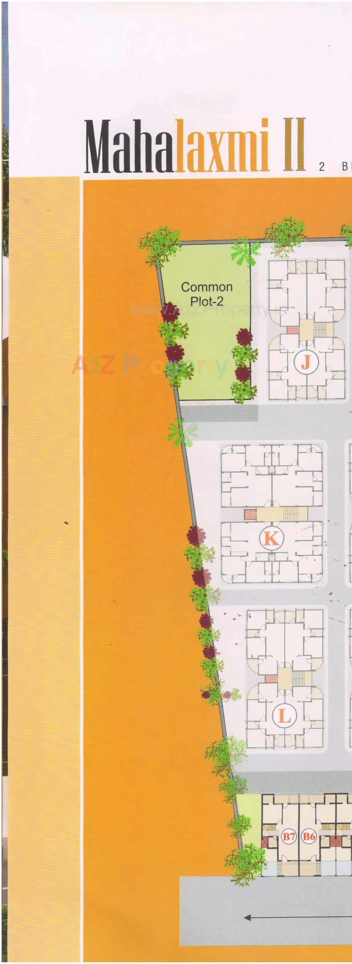 Layout of real estate project Mahalaxmi located at Pethapur, Gandhinagar, Gujarat