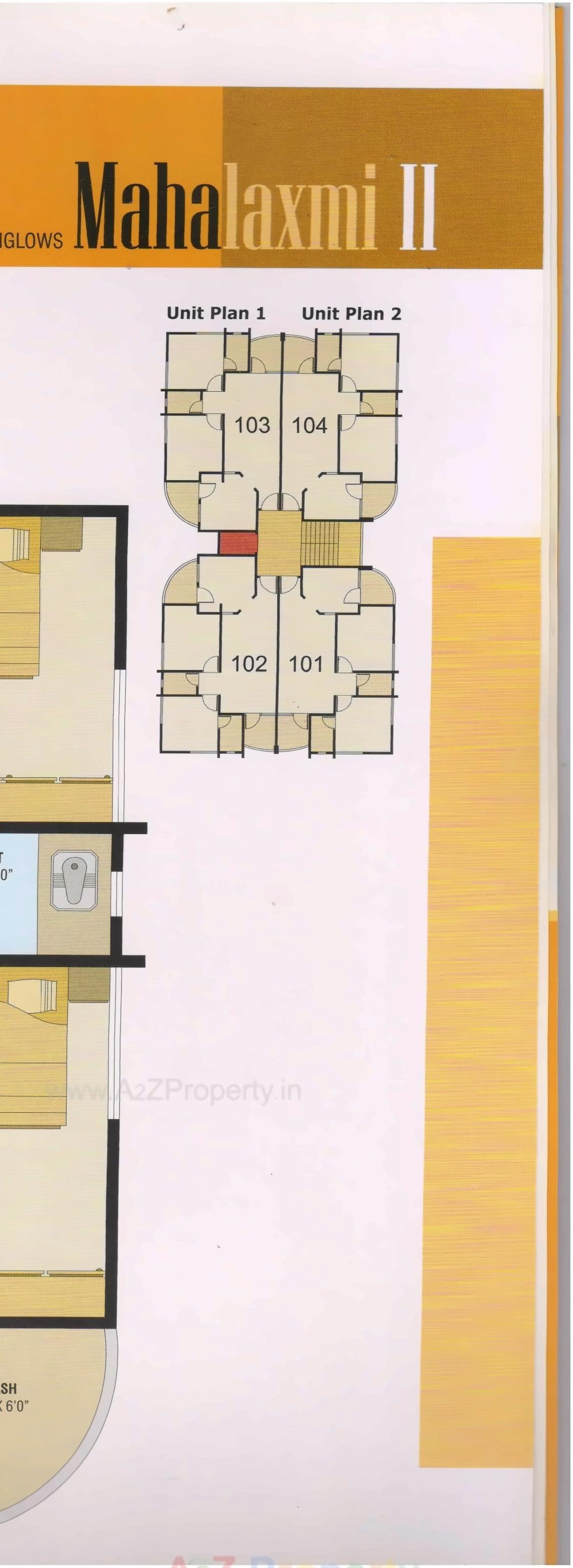 Layout of real estate project Mahalaxmi located at Pethapur, Gandhinagar, Gujarat