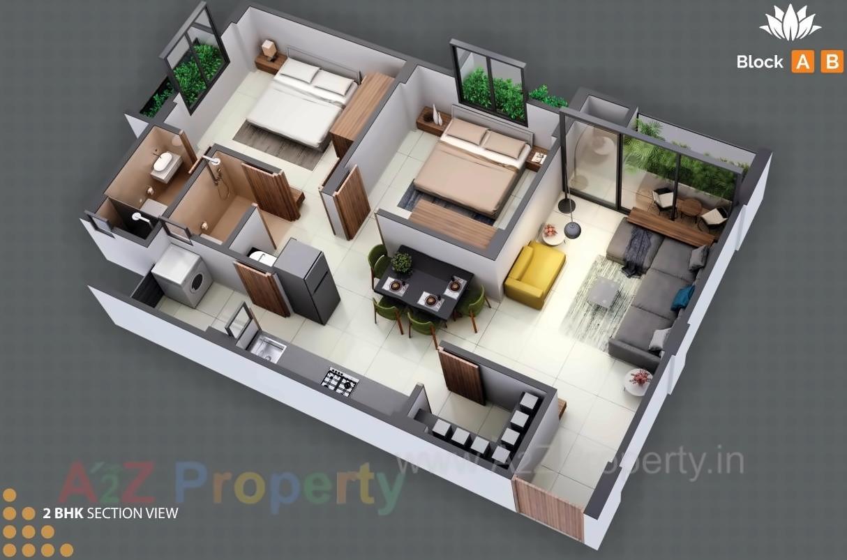 Layout of real estate project Mahalaxmi Rivasa located at Gandhinagar, Gandhinagar, Gujarat