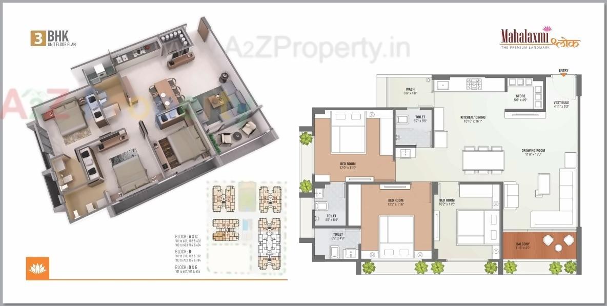 Layout of real estate project Mahalaxmi Shlok located at Pethapur, Gandhinagar, Gujarat