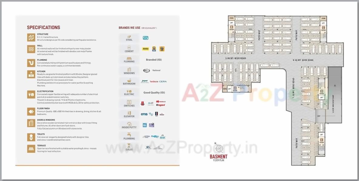 Layout of real estate project Mahalaxmi Shlok located at Pethapur, Gandhinagar, Gujarat
