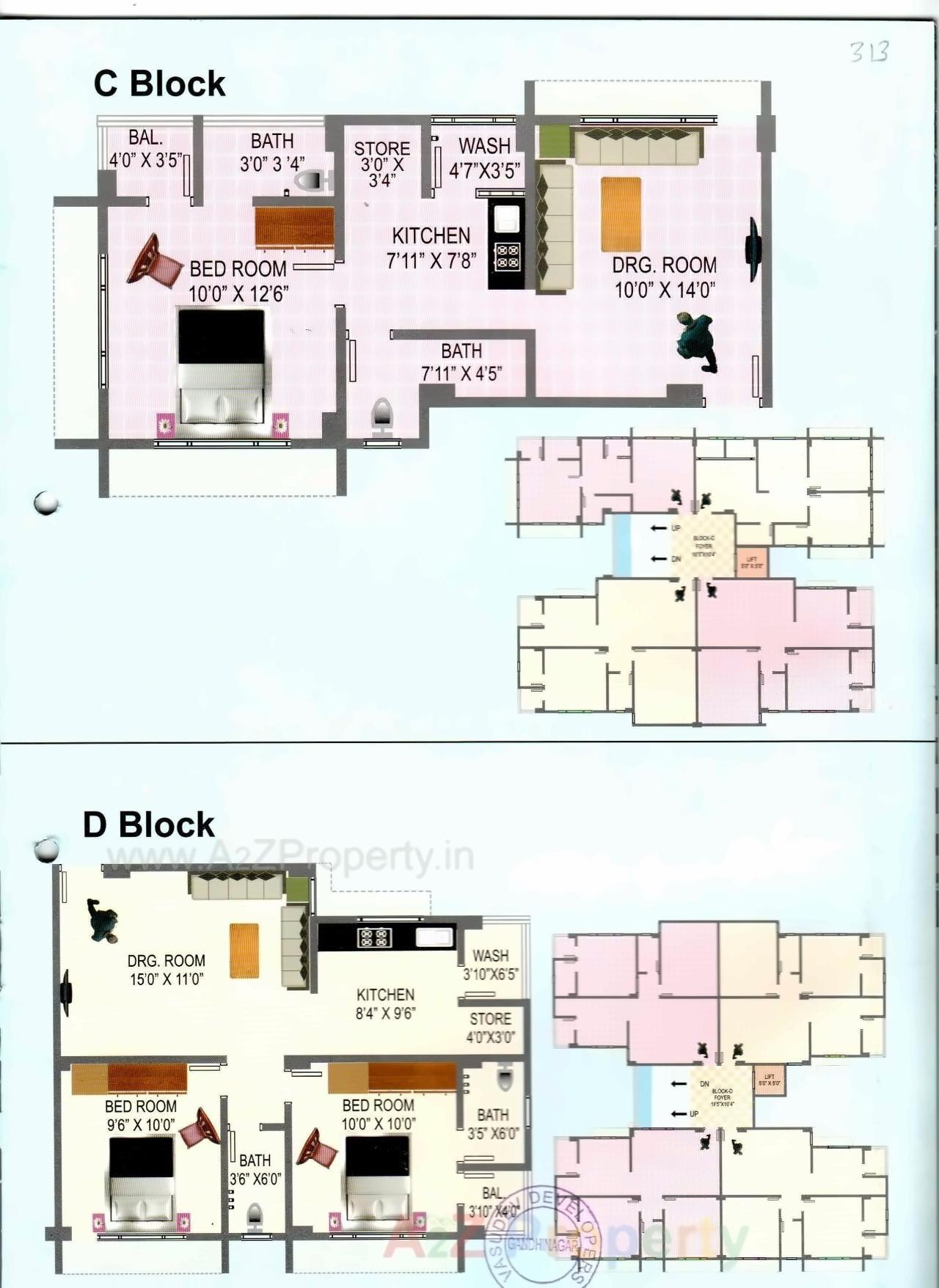 Layout of real estate project Malhar Vadvala Residency located at Ranasan, Gandhinagar, Gujarat