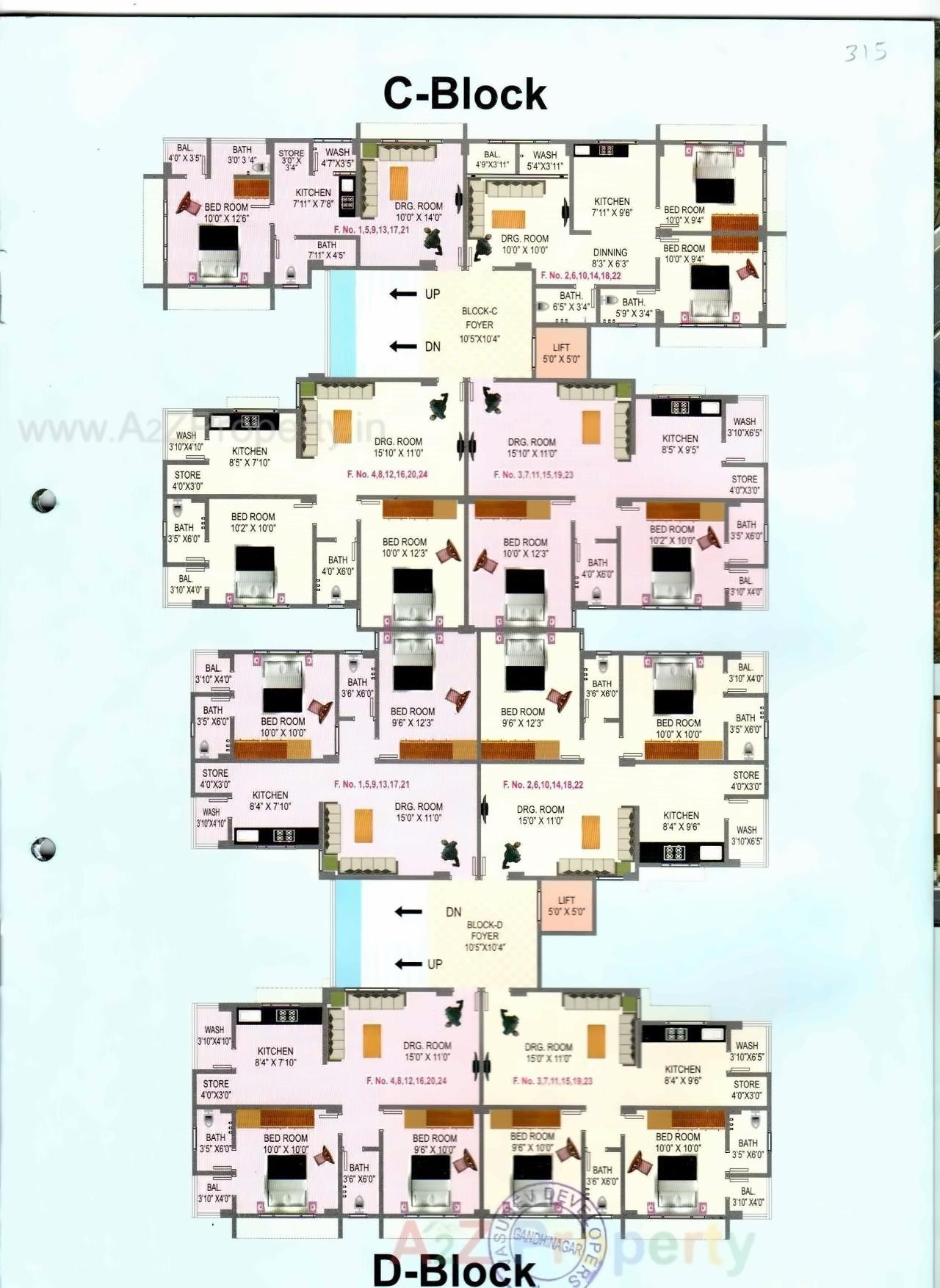 Layout of real estate project Malhar Vadvala Residency located at Ranasan, Gandhinagar, Gujarat