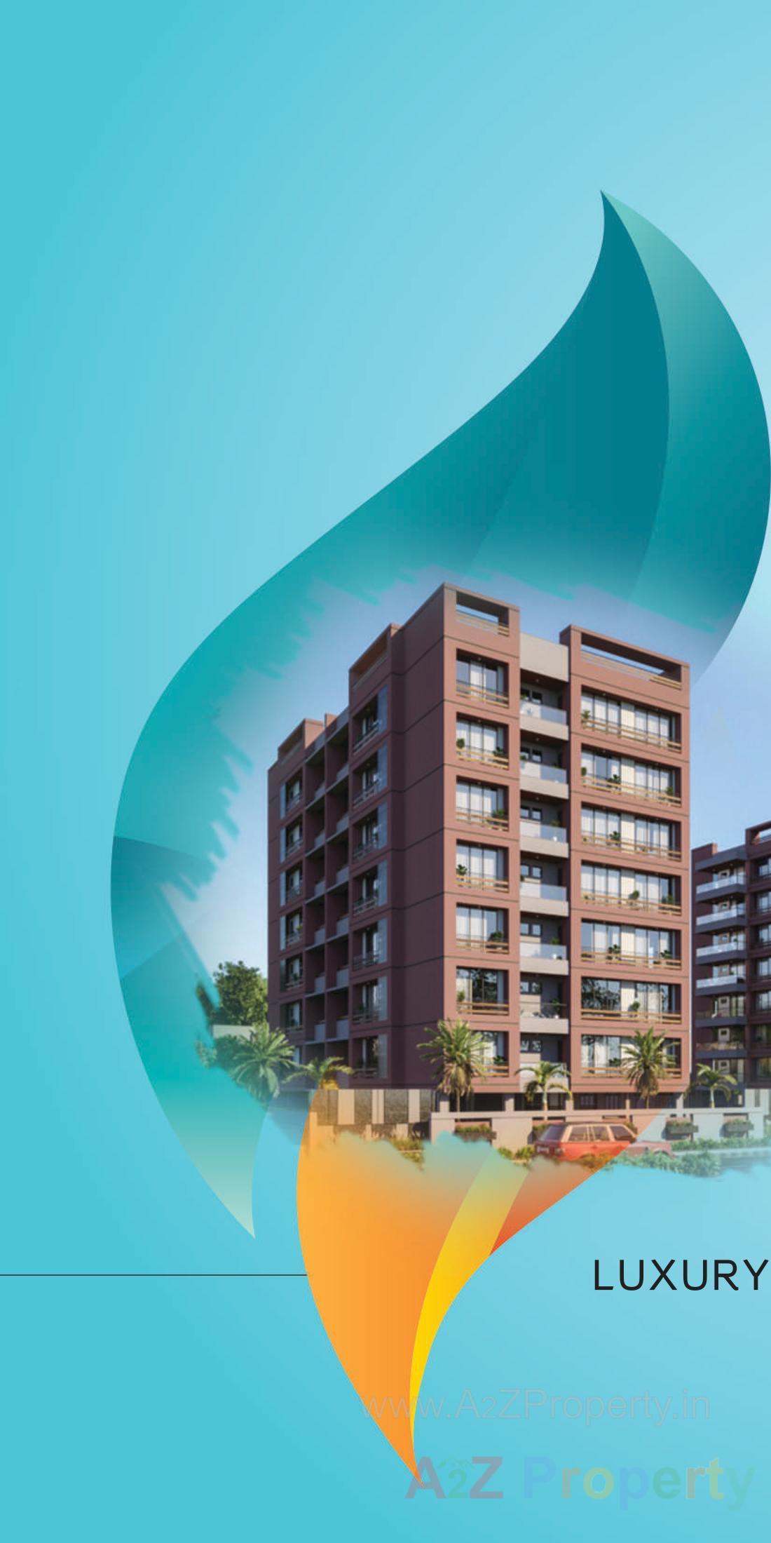 3D Elevation of real estate project Mangalam Homes located at Dahegam, Gandhinagar, Gujarat