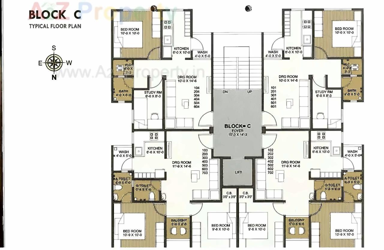 Layout of real estate project Mangalmurti Heights located at Zundal, Gandhinagar, Gujarat