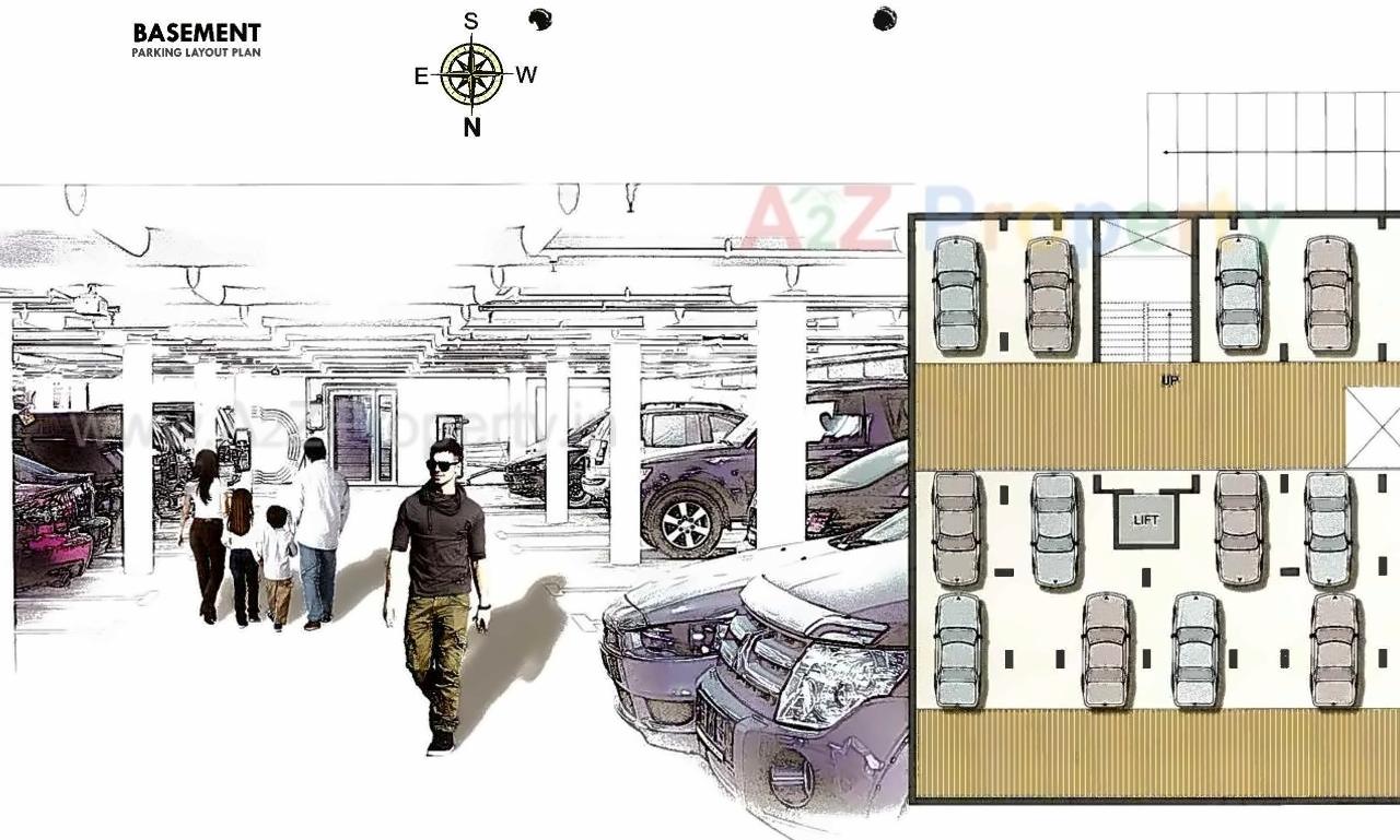  of real estate project Mangalmurti Heights located at Zundal, Gandhinagar, Gujarat