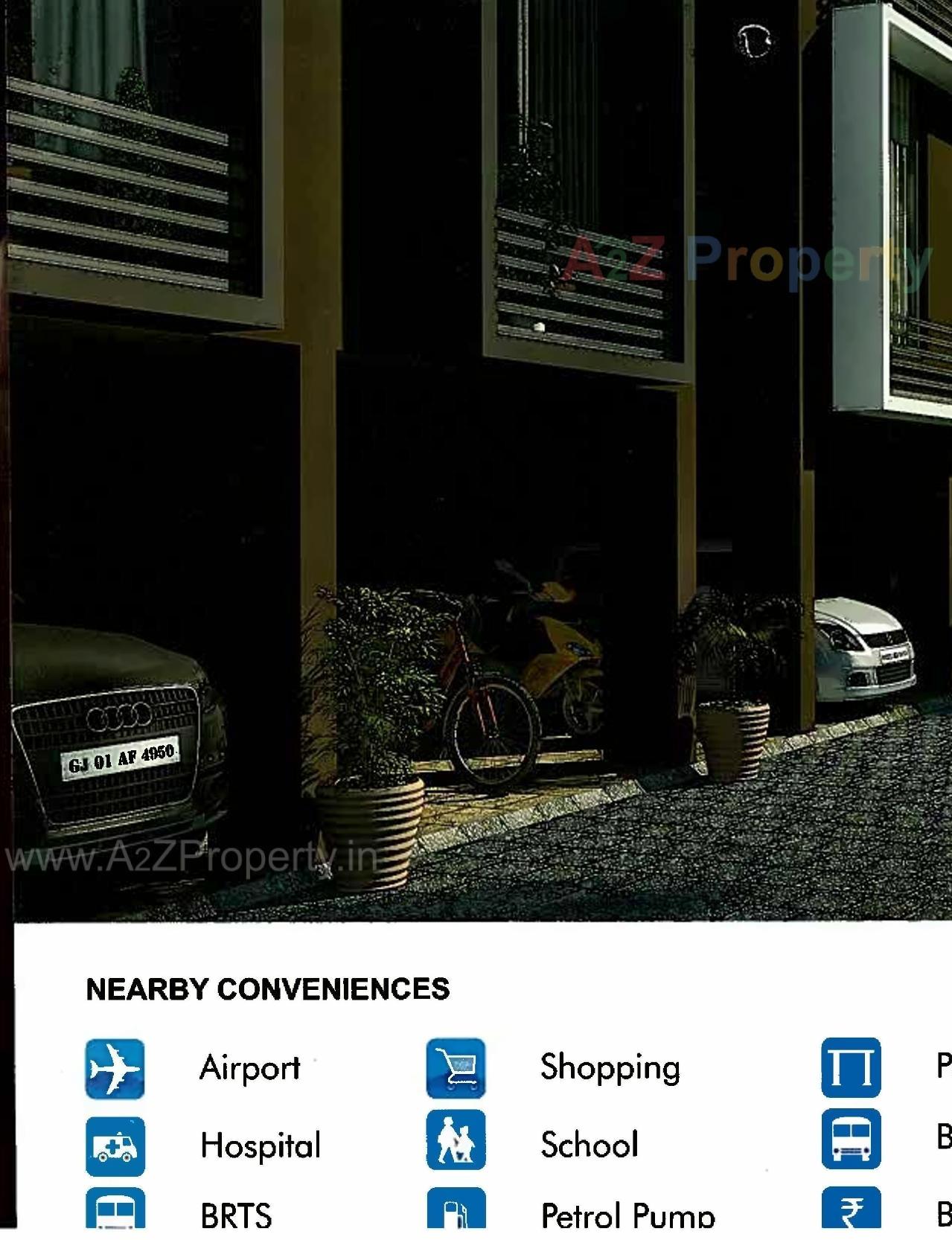 3D Elevation of real estate project Mangalmurti Heights located at Zundal, Gandhinagar, Gujarat