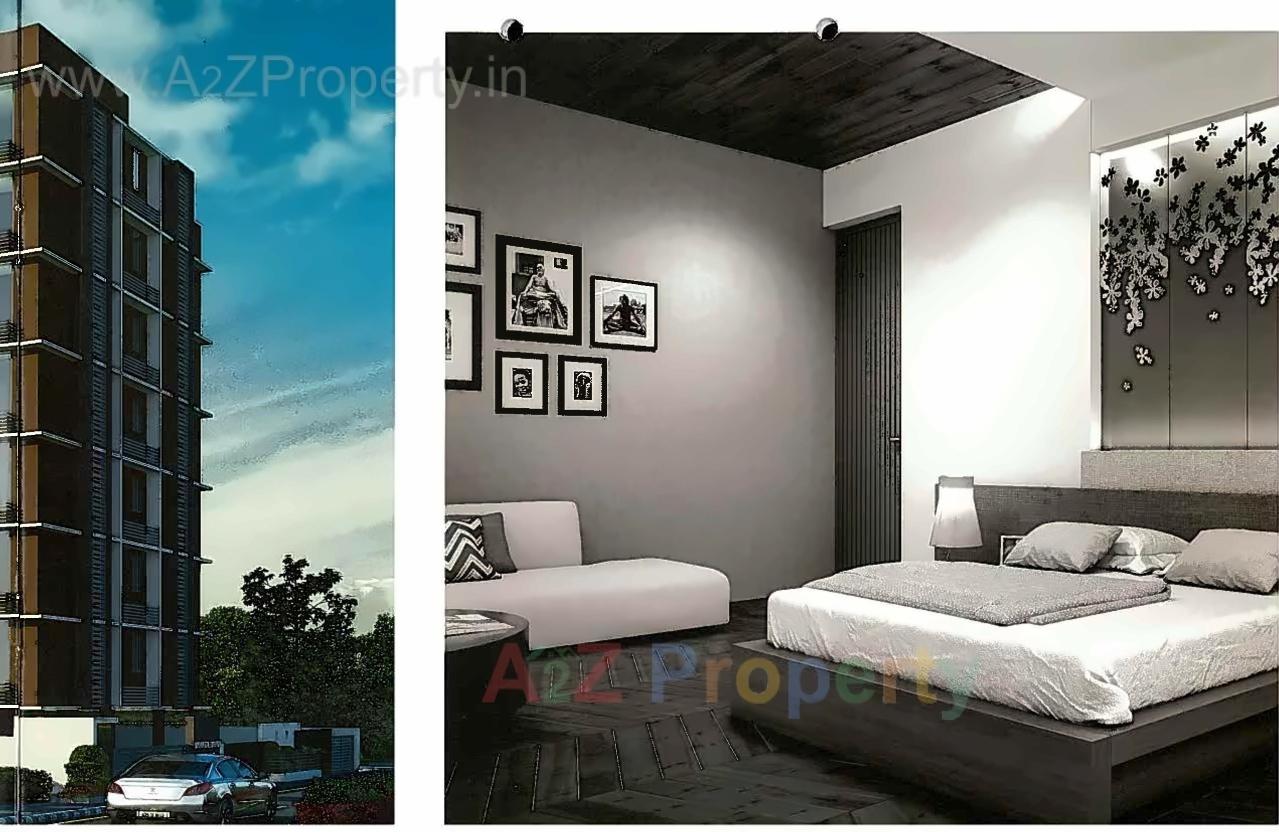 3D Elevation of real estate project Mangalmurti Heights located at Zundal, Gandhinagar, Gujarat