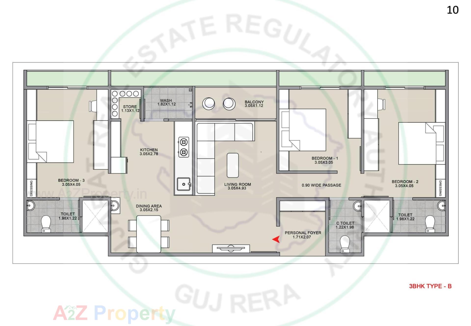 Layout of real estate project Mango Oasis located at Raysan, Gandhinagar, Gujarat