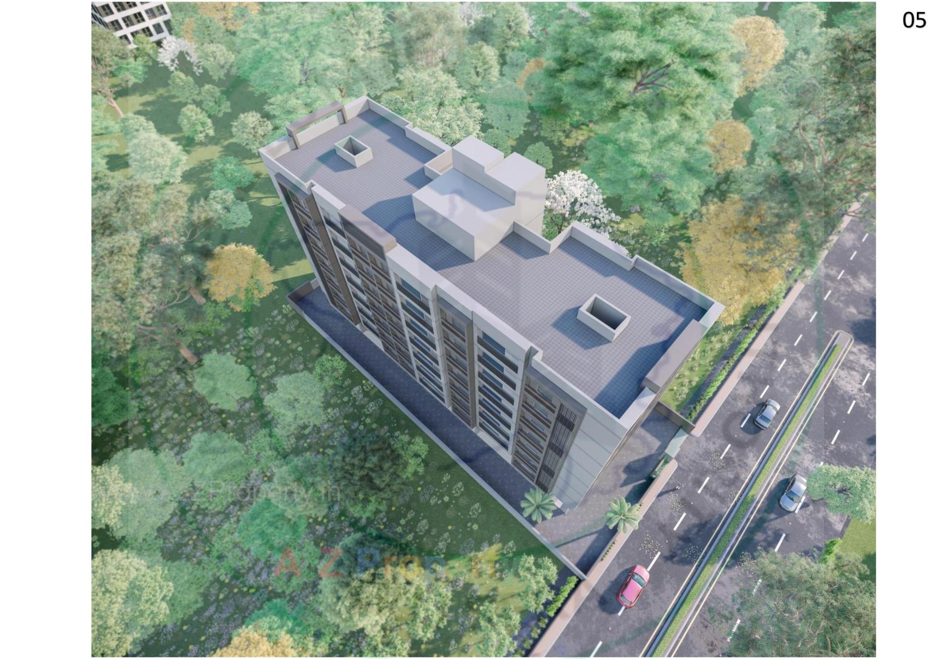 3D Elevation of real estate project Mango Oasis located at Raysan, Gandhinagar, Gujarat