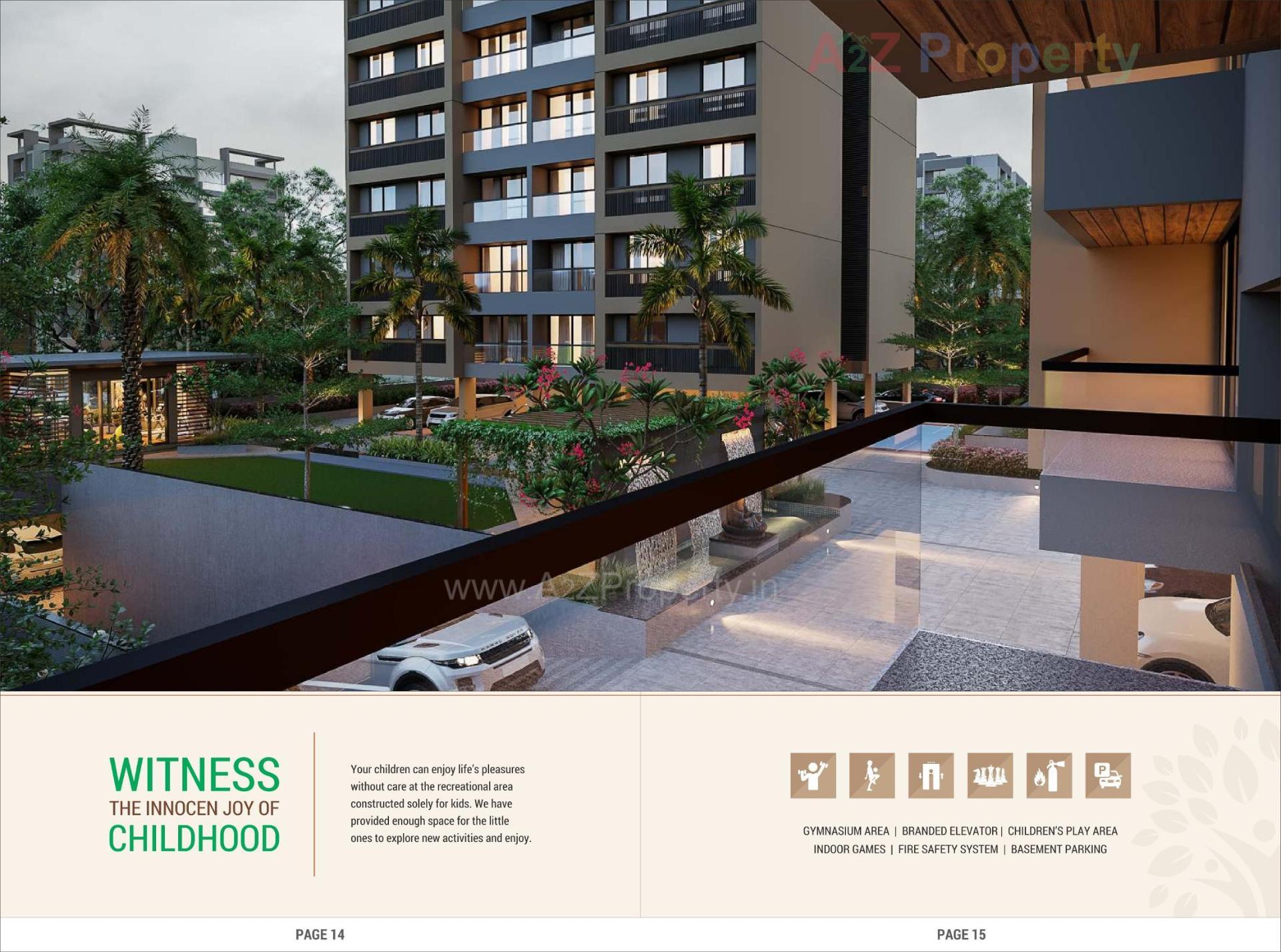 3D Elevation of real estate project Manorath Lifestyle located at Gandhinagar, Gandhinagar, Gujarat