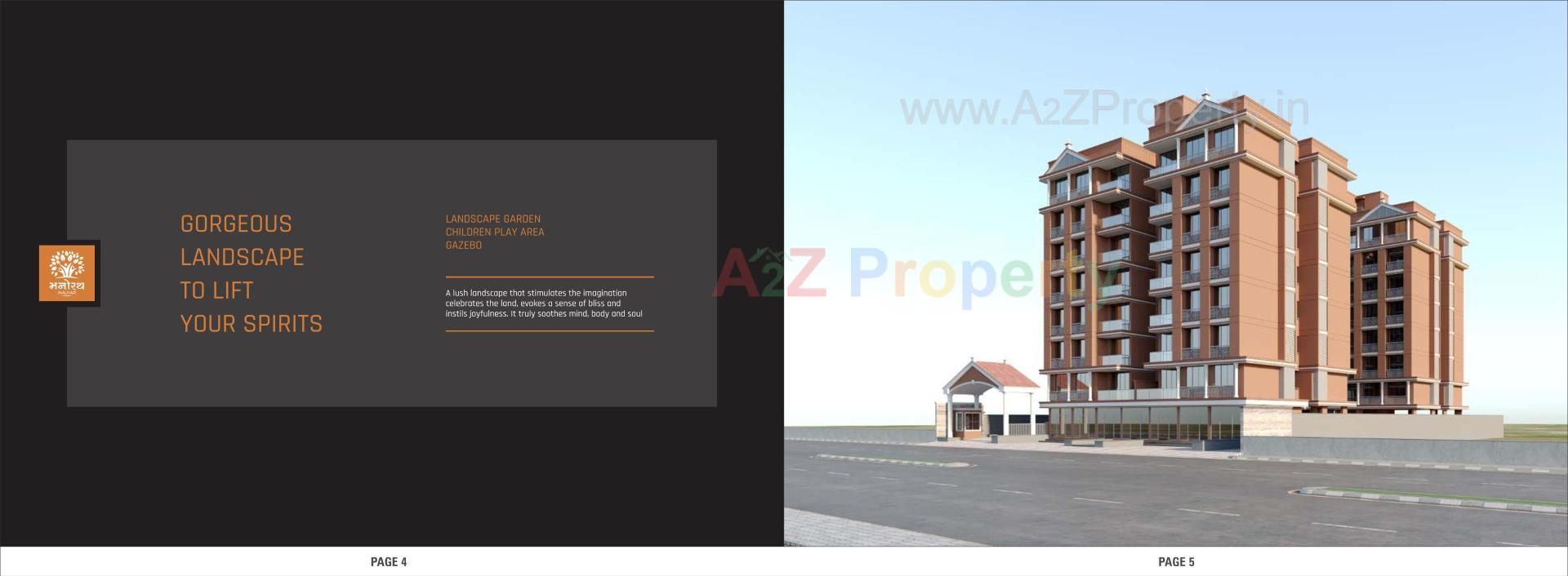  of real estate project Manorath Malhar located at Uvarsad, Gandhinagar, Gujarat